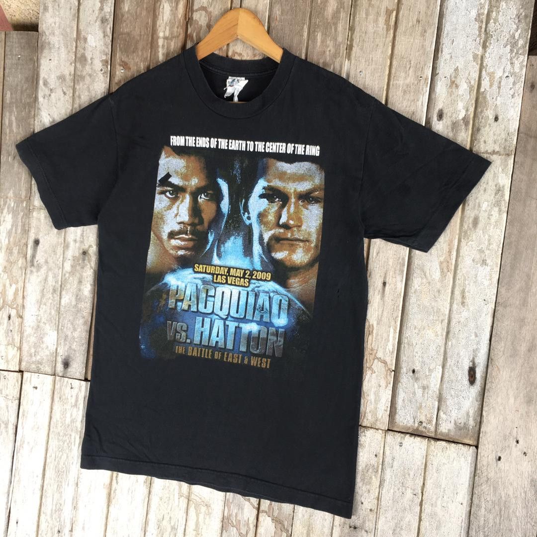 Vintage Pacquiao vs Hatton the battle of east & west t-shirt | Grailed