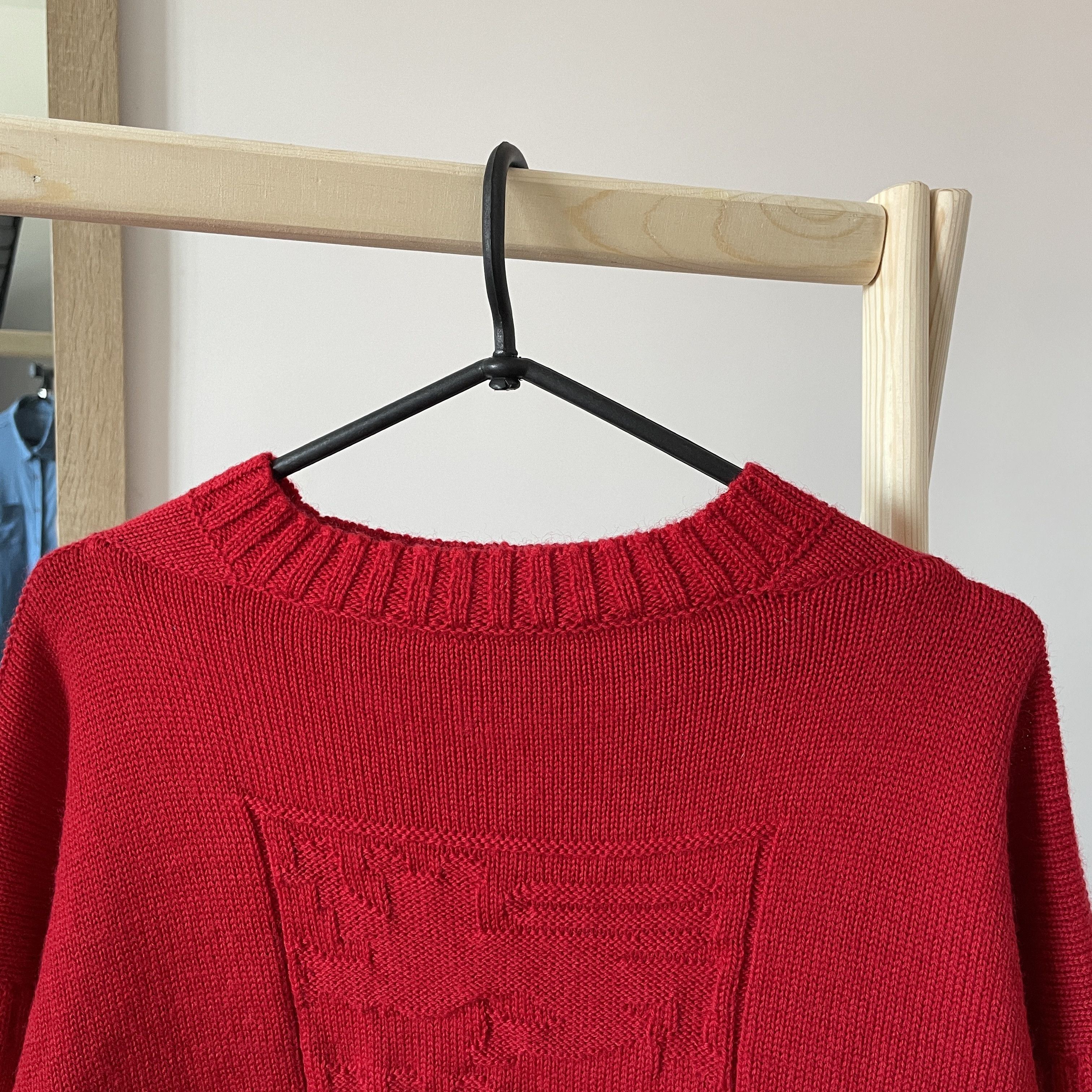 Le Tricoteur Guernsey Bailiwick of Guernsey by Channel Jumper Vintage Wool Sweater Size US XL / EU 56 / 4 - 5 Thumbnail