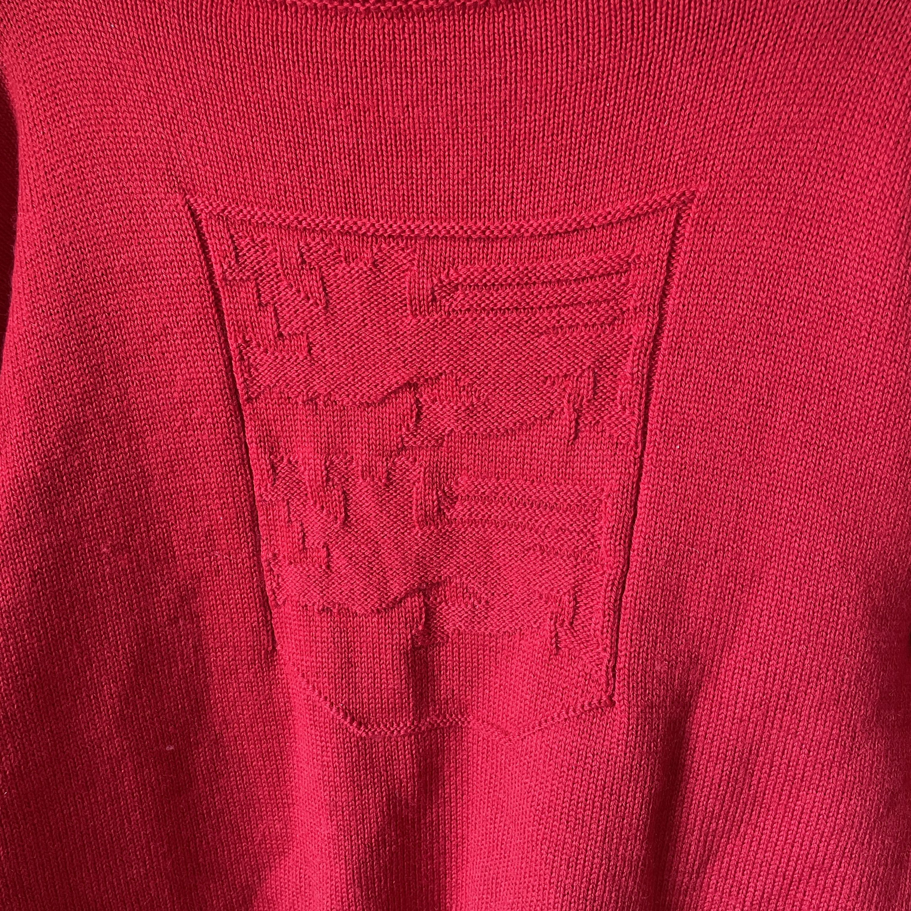 Le Tricoteur Guernsey Bailiwick of Guernsey by Channel Jumper Vintage Wool Sweater Size US XL / EU 56 / 4 - 4 Thumbnail