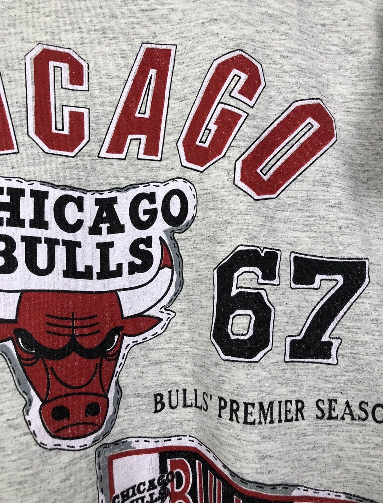 NBA × Vintage 1993 Chicago Bulls Vintage T-shirt Size US M / EU 48-50 / 2 - 7 Thumbnail