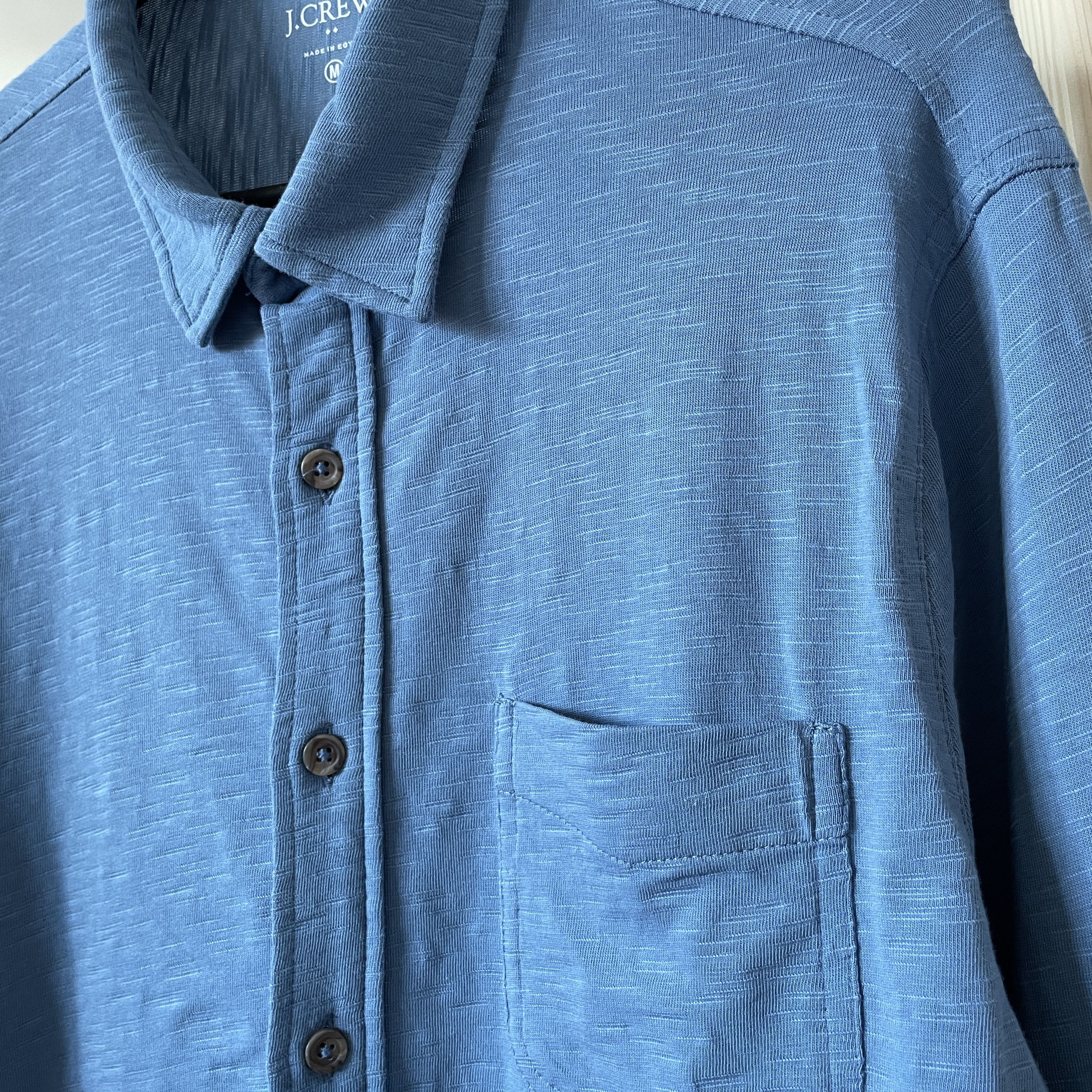 J.Crew J.Crew Knit Button Down Shirt Size M Size US M / EU 48-50 / 2 - 4 Thumbnail