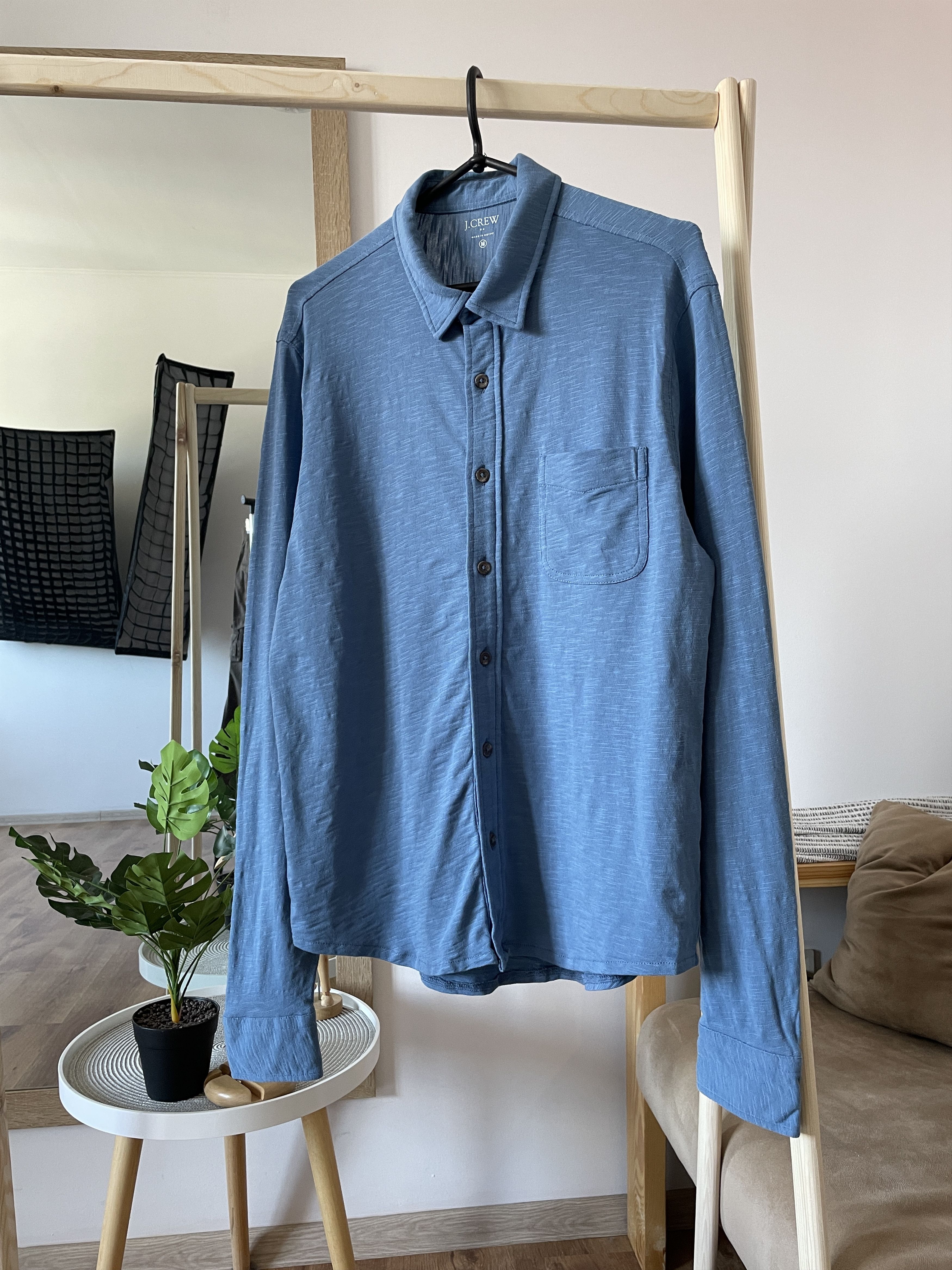 J.Crew J.Crew Knit Button Down Shirt Size M Size US M / EU 48-50 / 2 - 1 Thumbnail