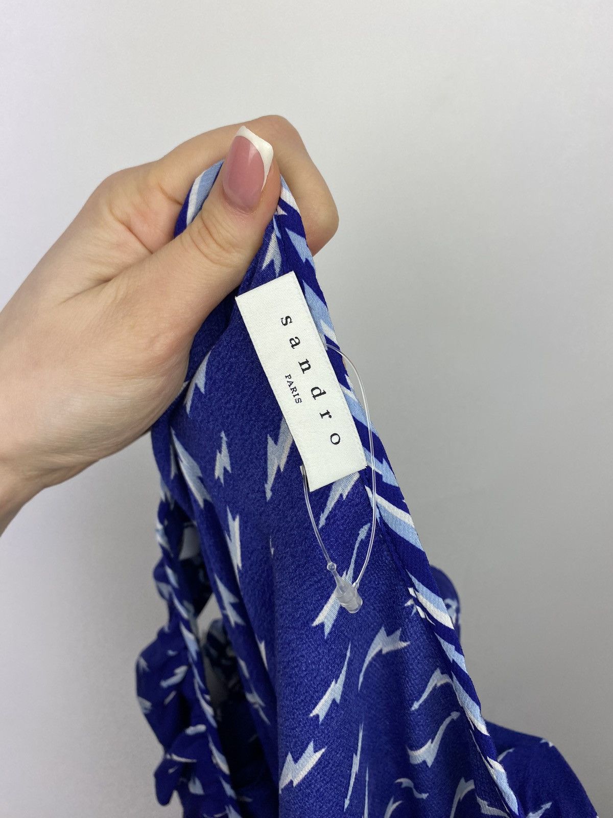 Sandro BNWT! Sandro Lighting Bolt Bare Shoulder dress E18 Kemila Size XS / US 0-2 / IT 36-38 - 6 Thumbnail