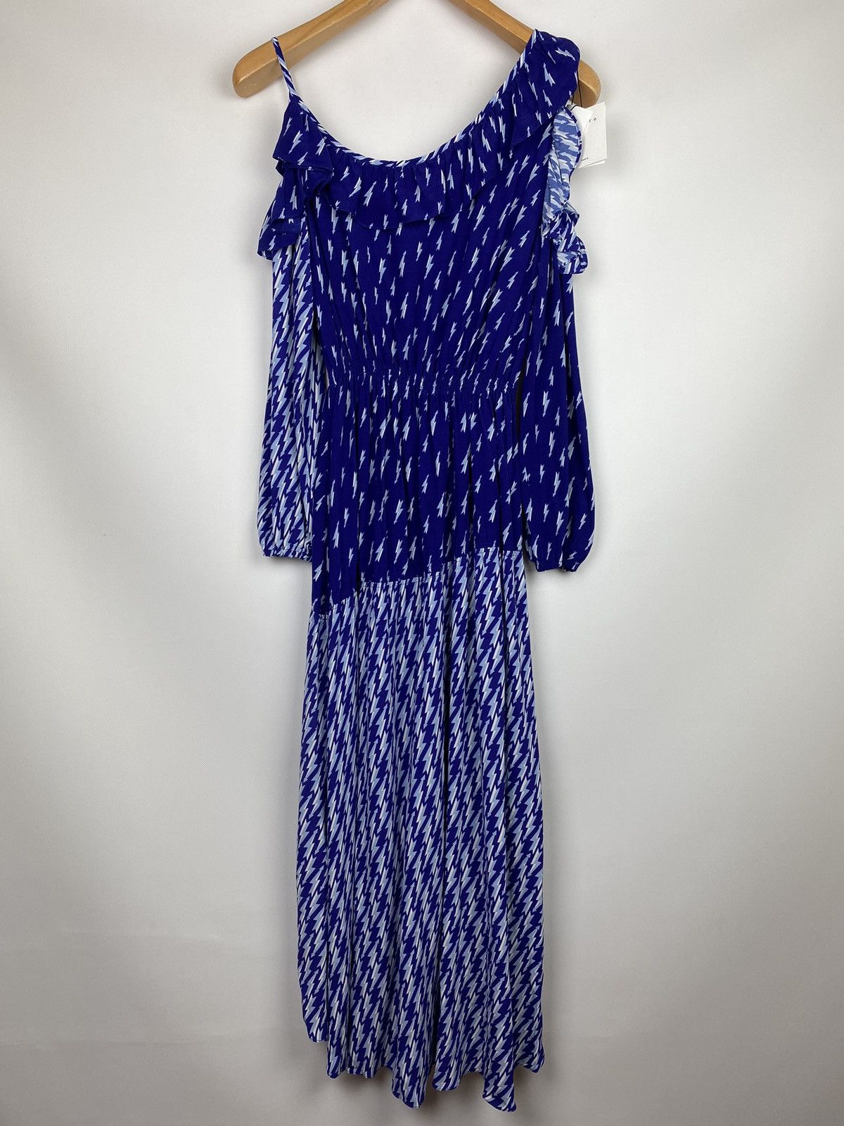 Sandro BNWT! Sandro Lighting Bolt Bare Shoulder dress E18 Kemila Size XS / US 0-2 / IT 36-38 - 2 Thumbnail