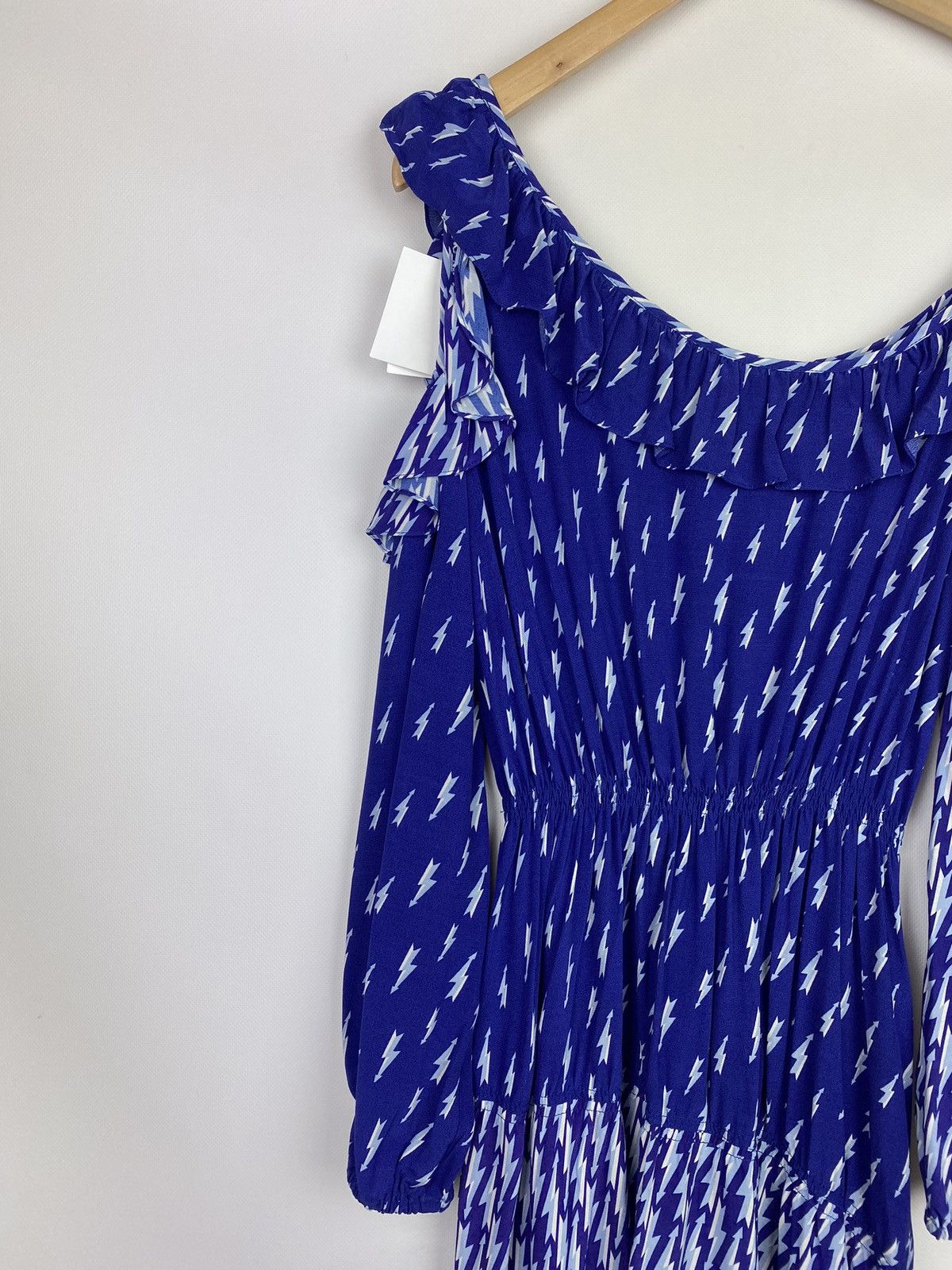 Sandro BNWT! Sandro Lighting Bolt Bare Shoulder dress E18 Kemila Size XS / US 0-2 / IT 36-38 - 11 Thumbnail