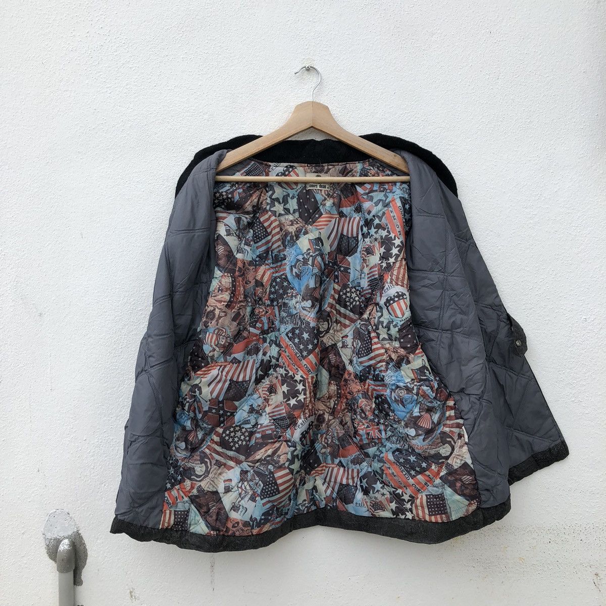 Japanese Brand VINTAGE JAMES DEAN BIG LOGO KIMONO DESIGN JACKET Size US M / EU 48-50 / 2 - 13 Thumbnail