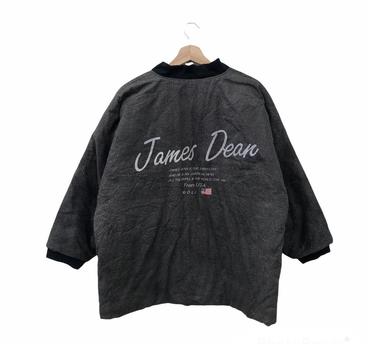 Japanese Brand VINTAGE JAMES DEAN BIG LOGO KIMONO DESIGN JACKET Size US M / EU 48-50 / 2 - 2 Thumbnail