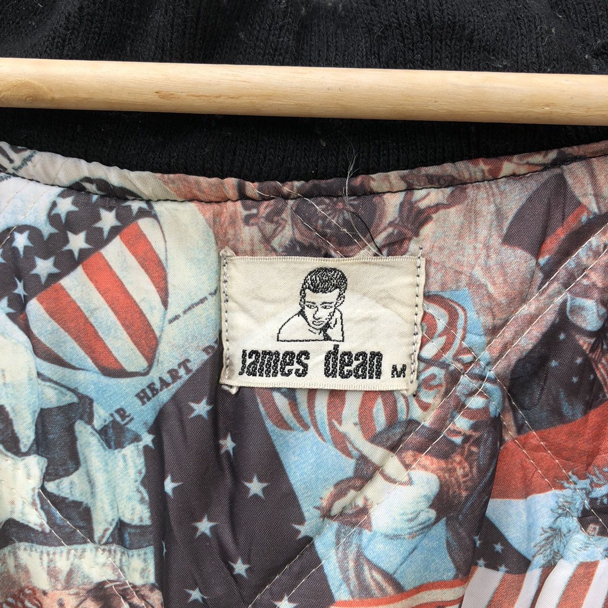 Japanese Brand VINTAGE JAMES DEAN BIG LOGO KIMONO DESIGN JACKET Size US M / EU 48-50 / 2 - 14 Thumbnail
