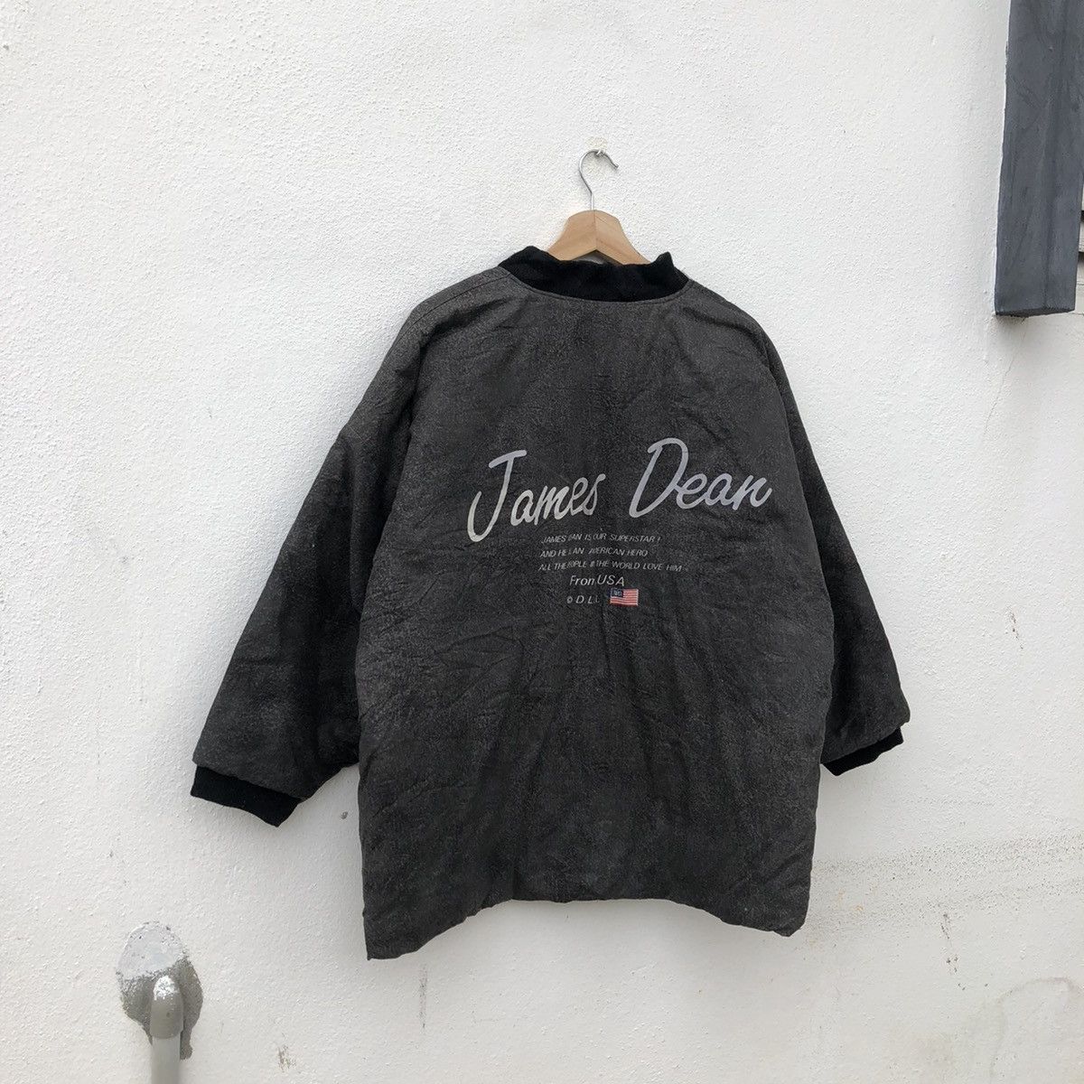 Japanese Brand VINTAGE JAMES DEAN BIG LOGO KIMONO DESIGN JACKET Size US M / EU 48-50 / 2 - 10 Thumbnail