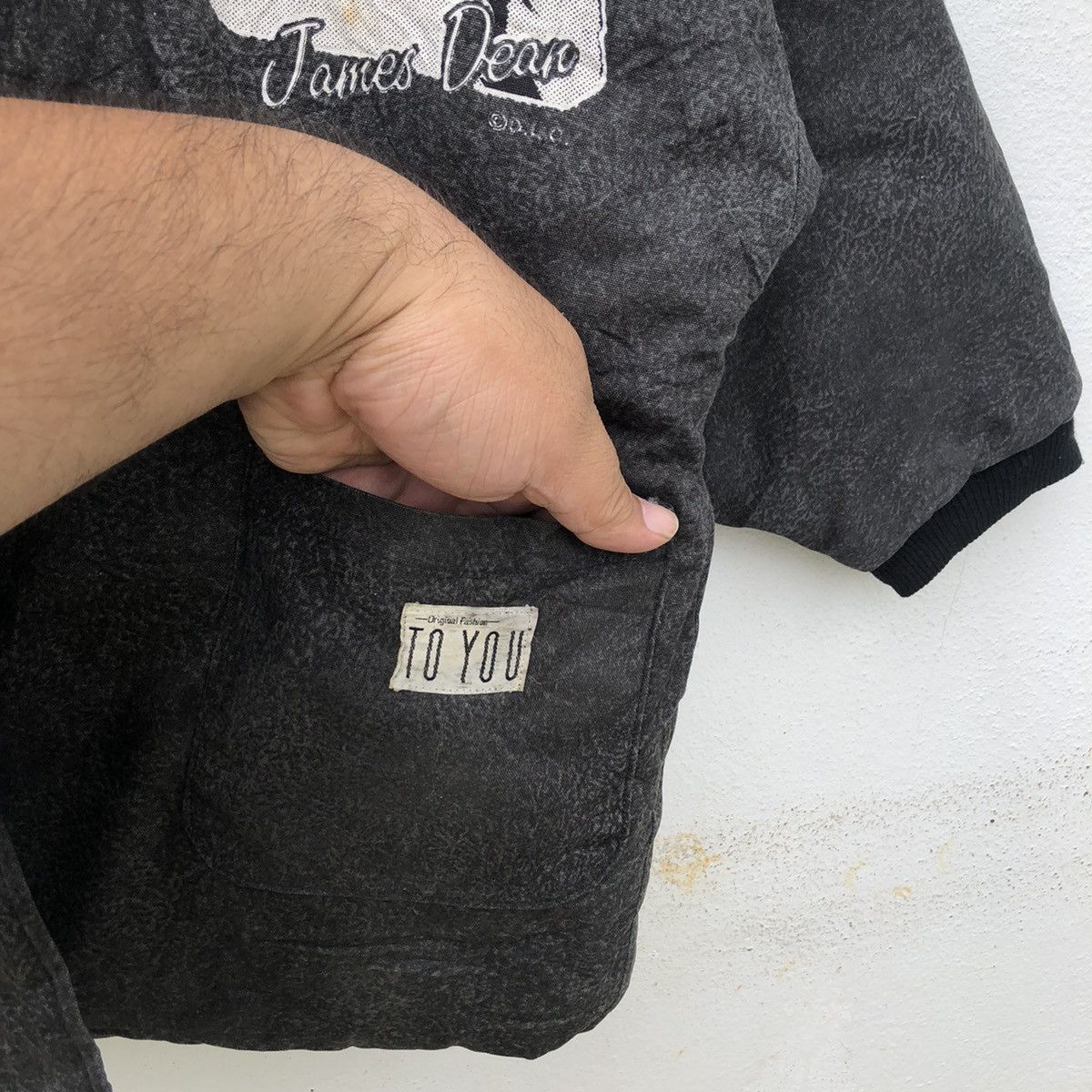 Japanese Brand VINTAGE JAMES DEAN BIG LOGO KIMONO DESIGN JACKET Size US M / EU 48-50 / 2 - 7 Thumbnail