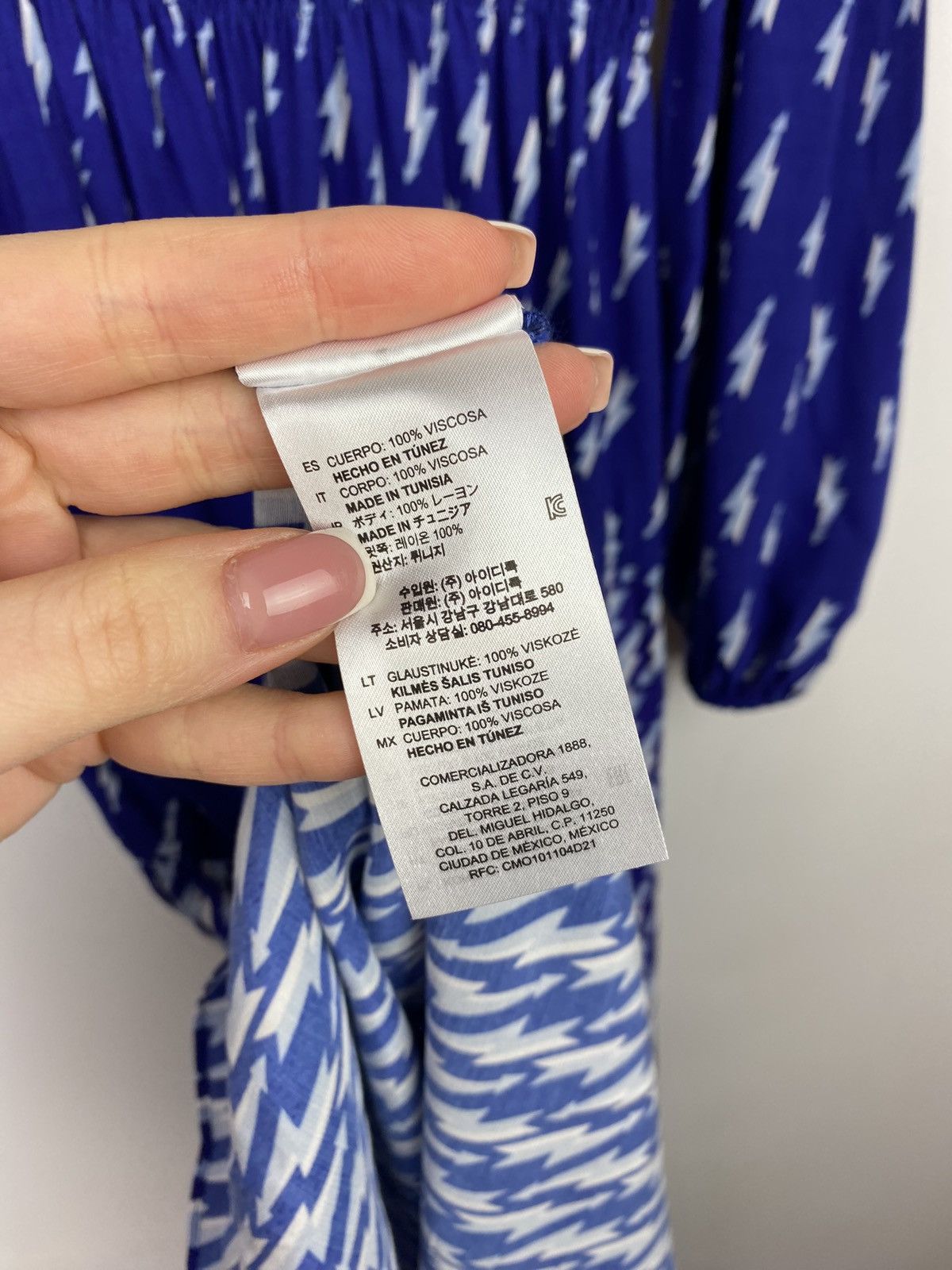 Sandro BNWT Sandro Lightning Bolt Bare Shoulder E18 Kemila dress Size XXS / US 00 / IT 34 - 15 Thumbnail