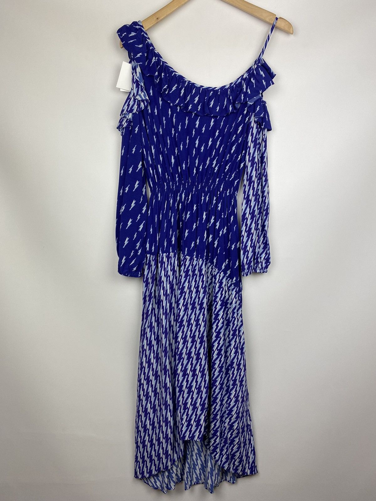 Sandro BNWT Sandro Lightning Bolt Bare Shoulder E18 Kemila dress Size XXS / US 00 / IT 34 - 2 Thumbnail