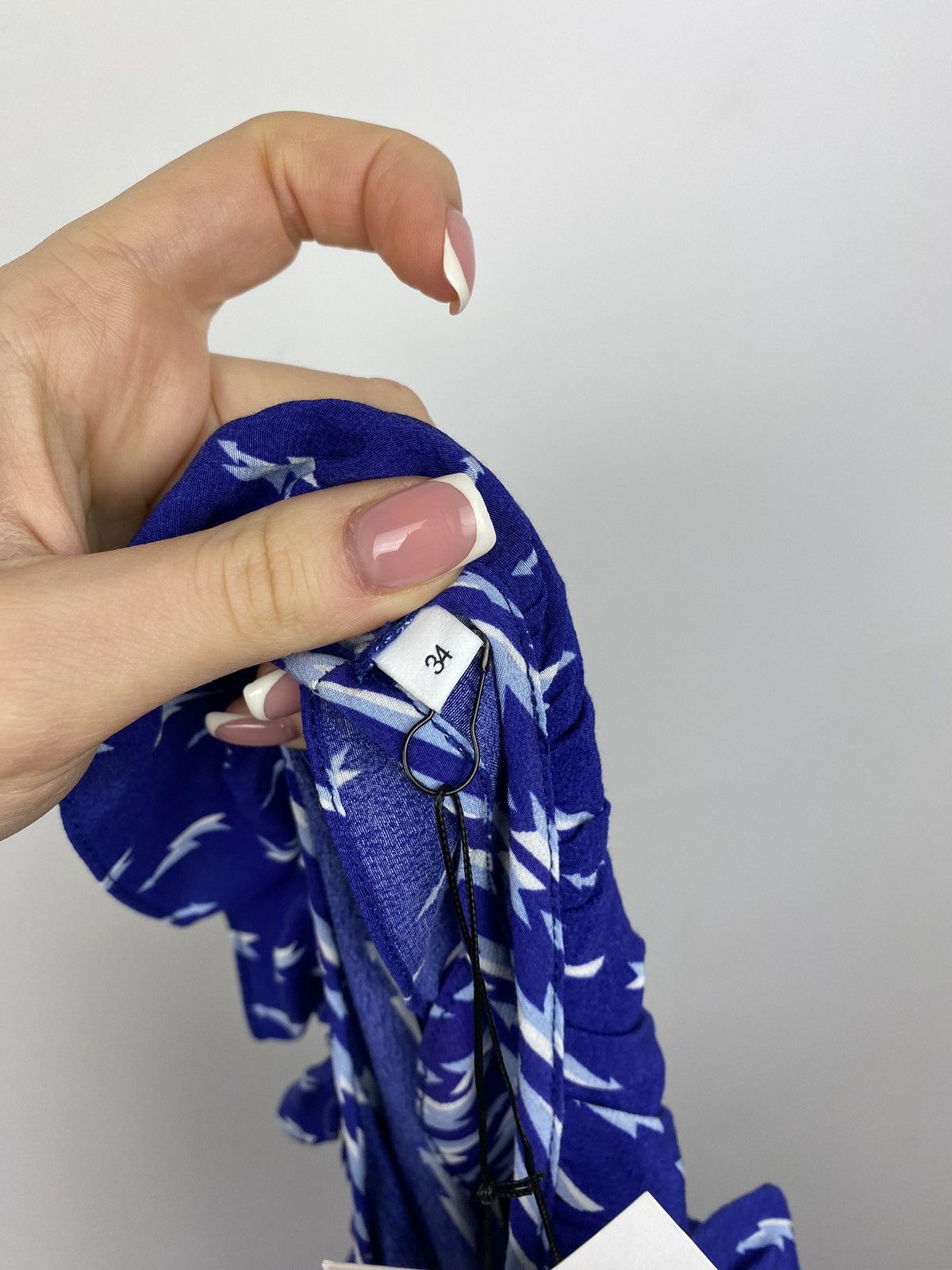 Sandro BNWT Sandro Lightning Bolt Bare Shoulder E18 Kemila dress Size XXS / US 00 / IT 34 - 16 Thumbnail