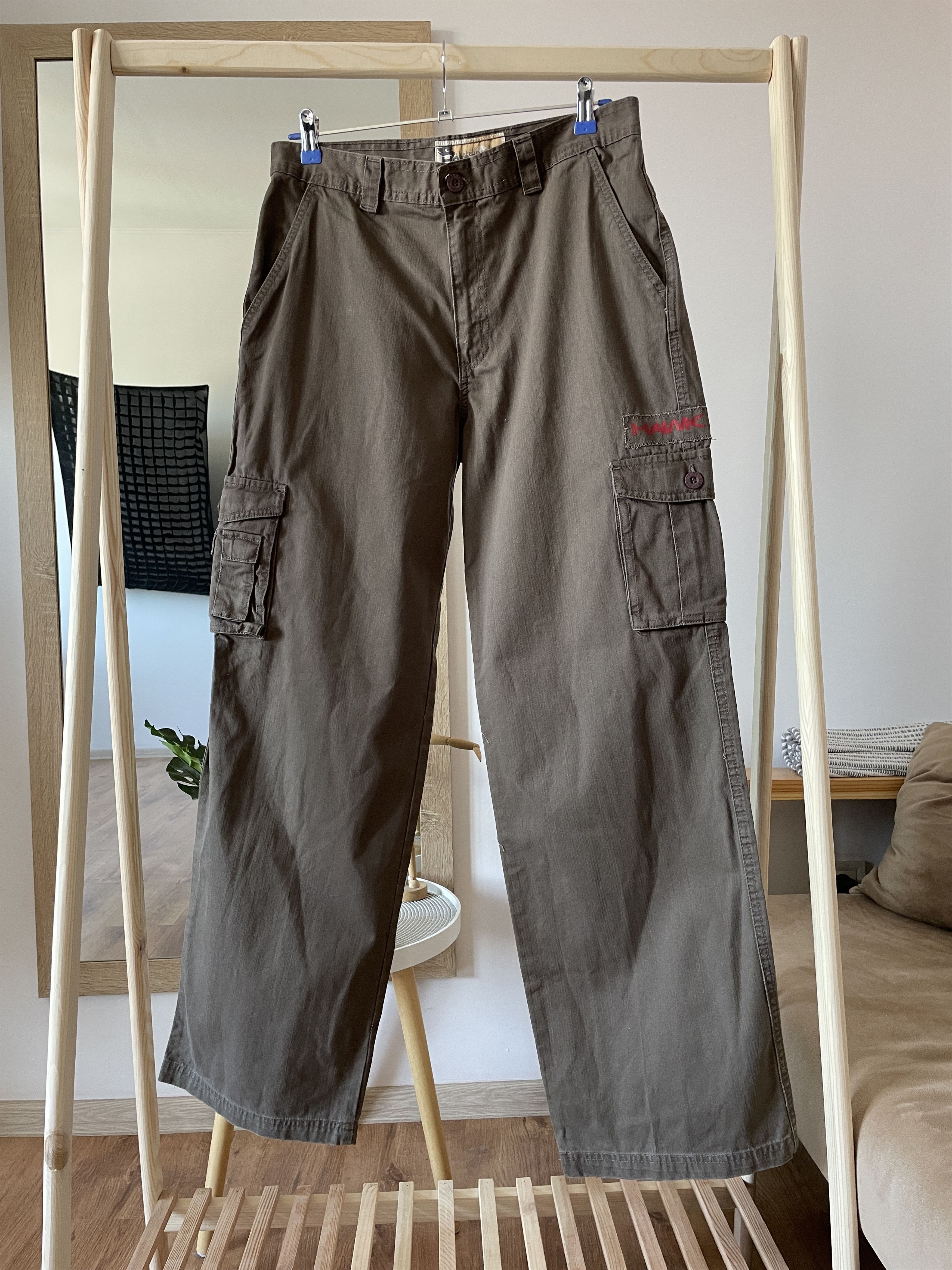 Hawk Tony Hawk Skateboarding Vintage Y2K Cargo Pants Size L Size US 32 / EU 48 - 1 Thumbnail