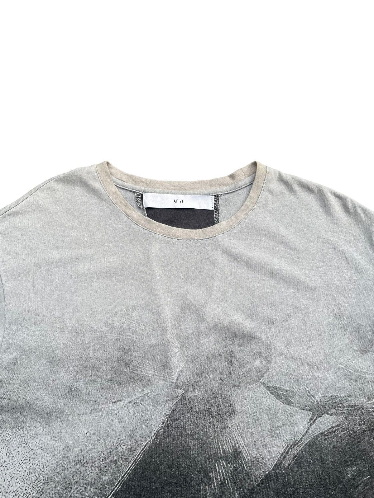 Japanese Brand AFYF Rovtski Vincent Design Tshirt Size US L / EU 52-54 / 3 - 3 Thumbnail