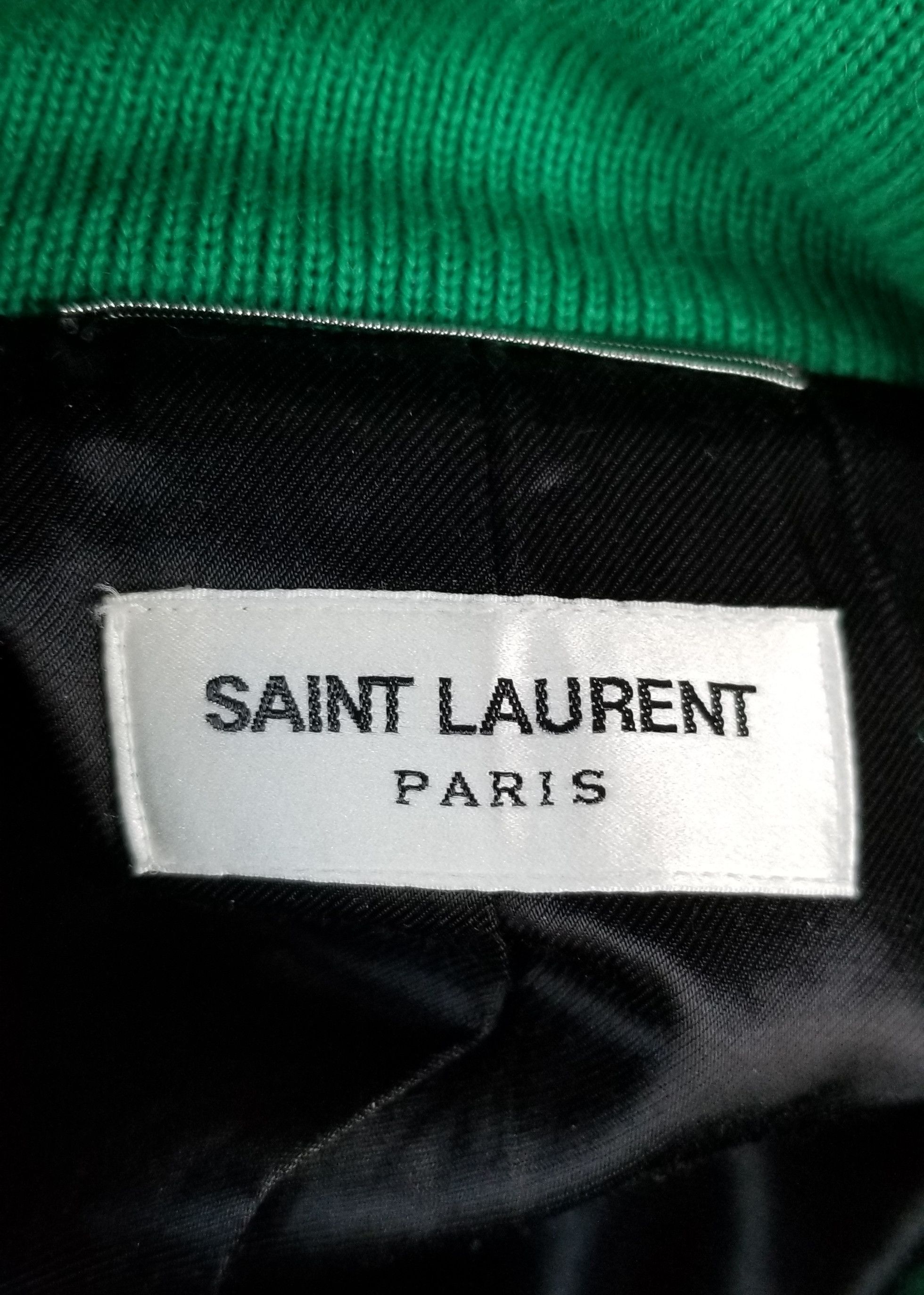 Saint Laurent Paris Saint Laurent Paris Green Teddy Jacket Size US M / EU 48-50 / 2 - 5 Thumbnail