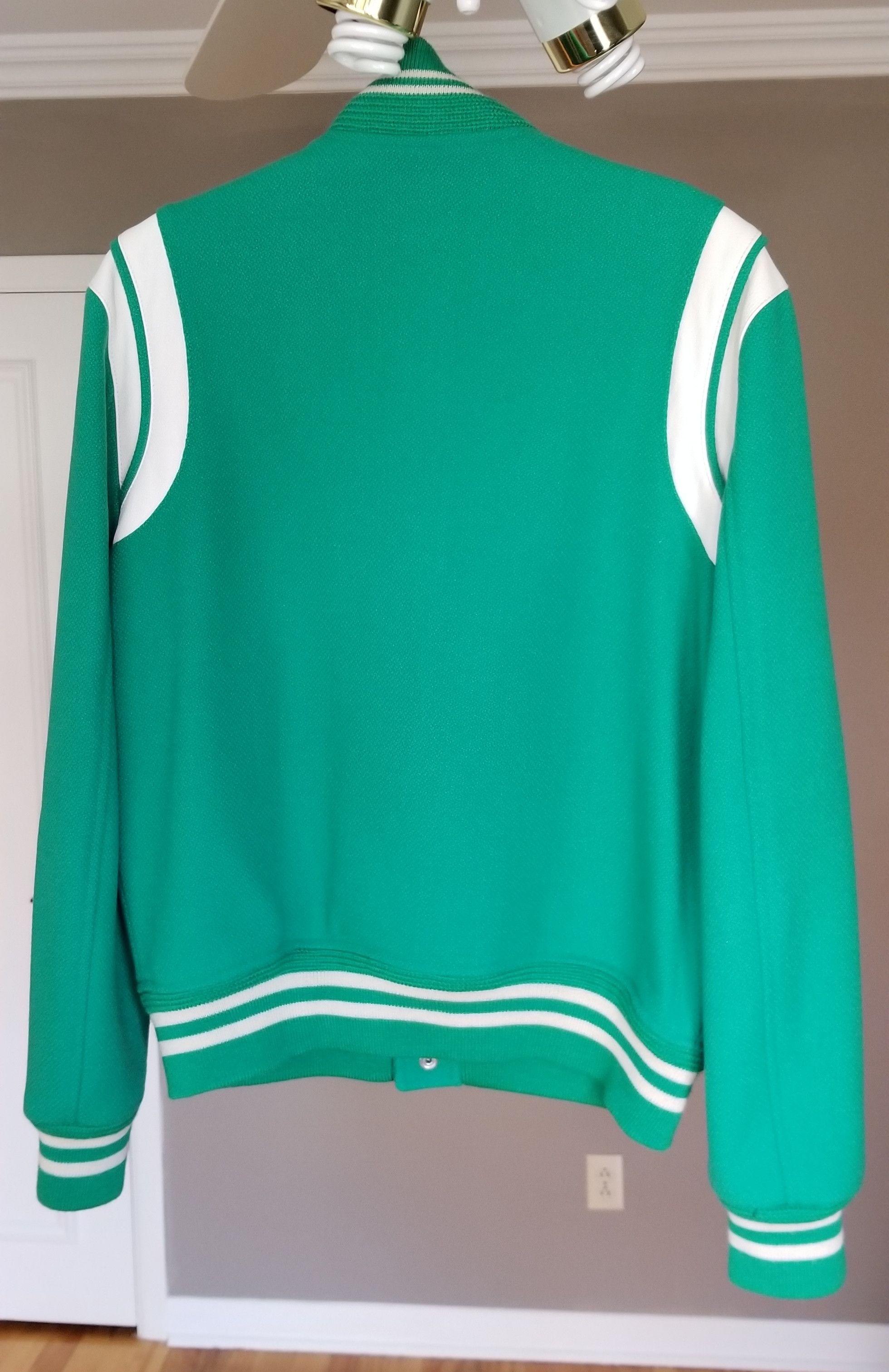 Saint Laurent Paris Saint Laurent Paris Green Teddy Jacket Size US M / EU 48-50 / 2 - 2 Thumbnail