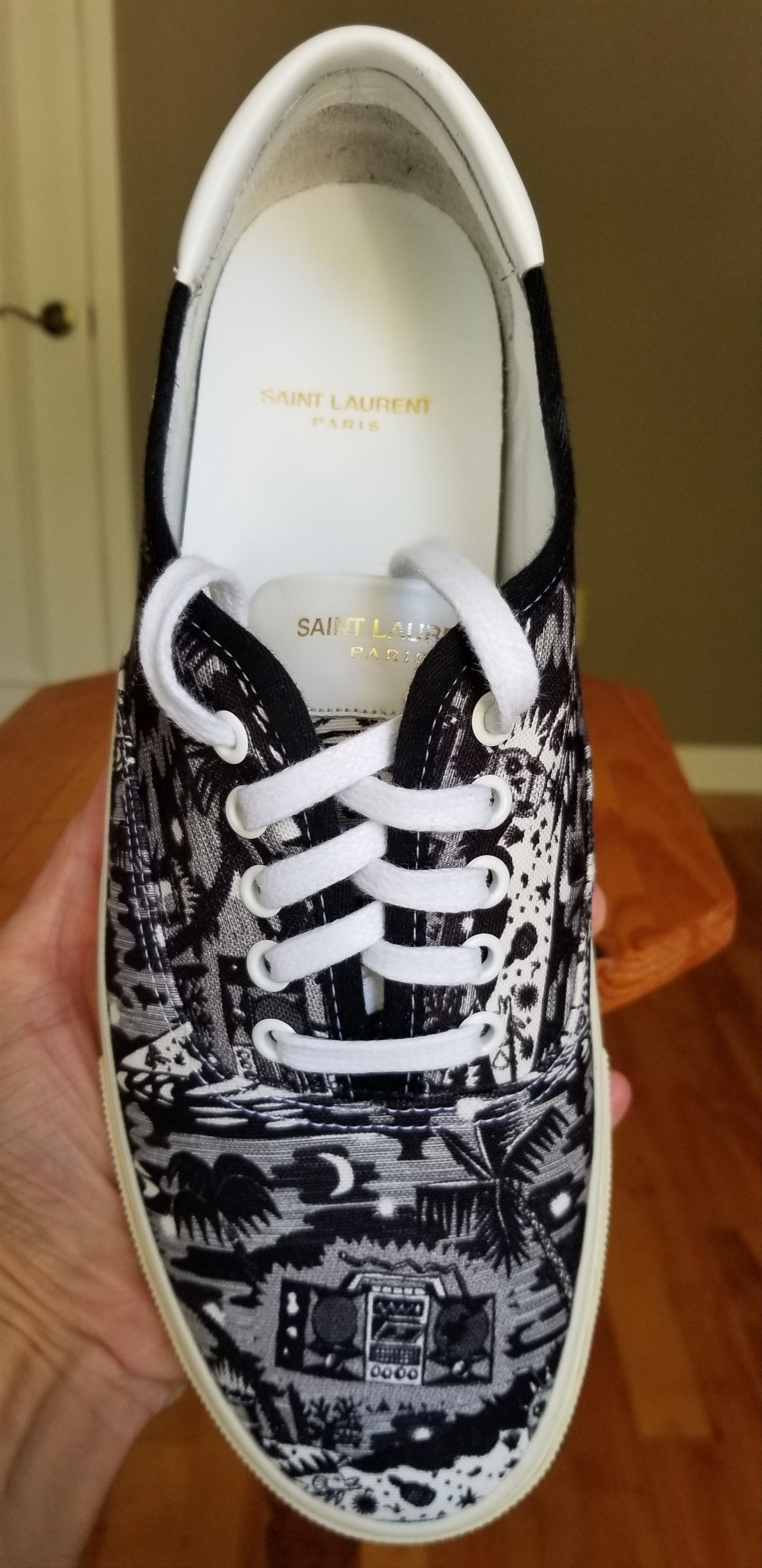 Saint Laurent Paris Saint Laurent Paris Boombox Sneakers Size US 12 / EU 45 - 5 Thumbnail
