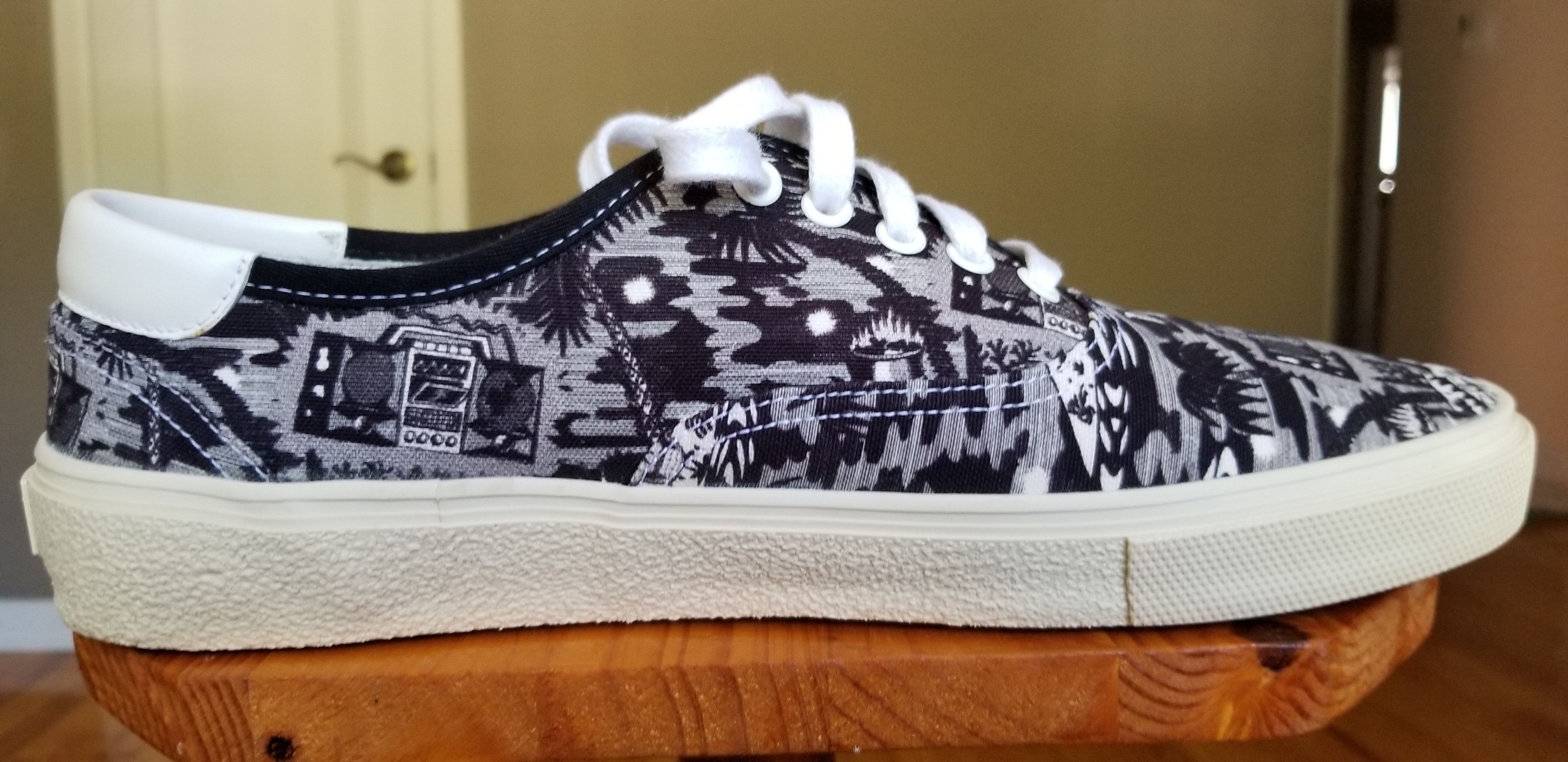 Saint Laurent Paris Saint Laurent Paris Boombox Sneakers Size US 12 / EU 45 - 11 Thumbnail