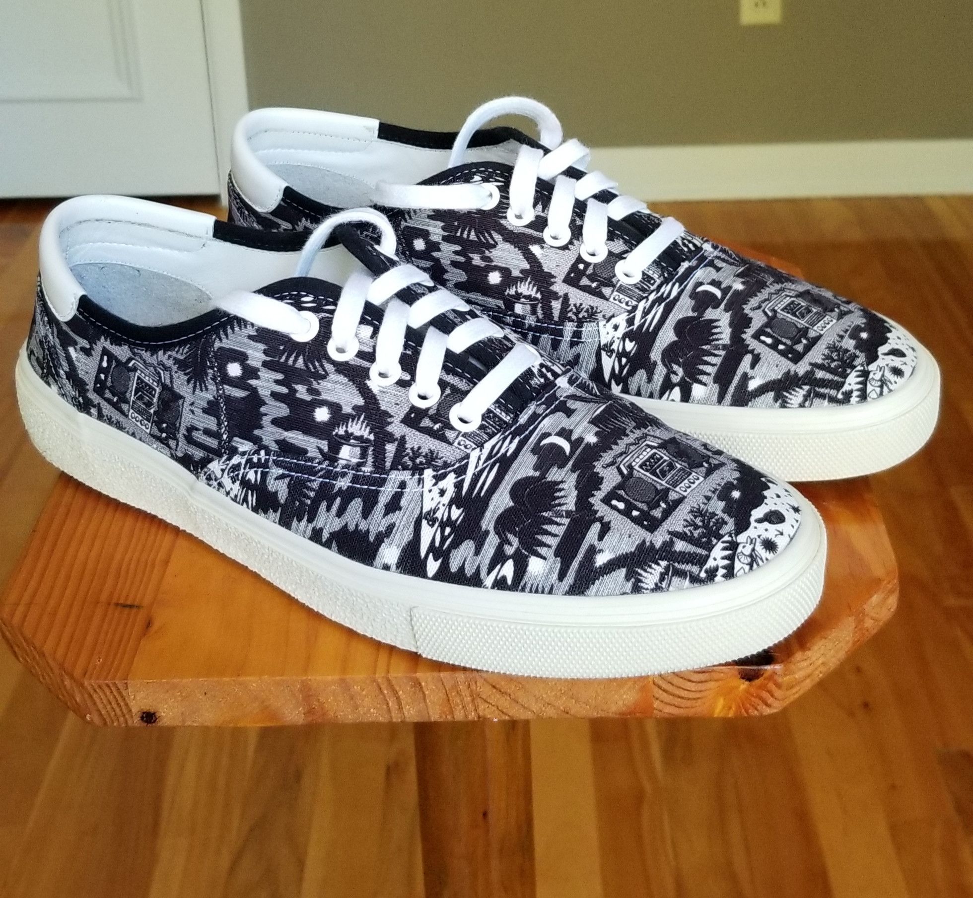 Saint Laurent Paris Saint Laurent Paris Boombox Sneakers Size US 12 / EU 45 - 1 Thumbnail