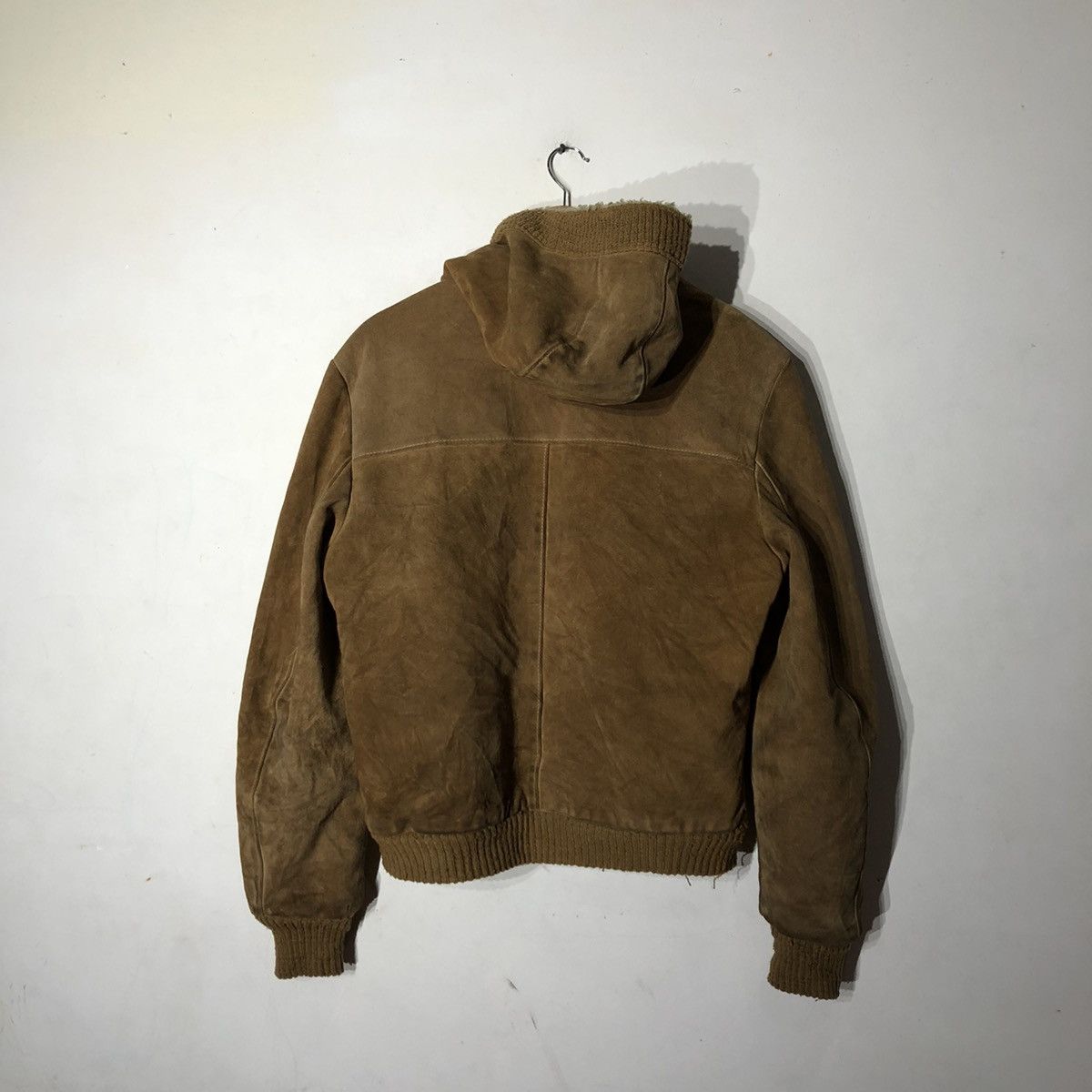 Vintage Vintage 70's Hoodie Zipper Leather Jacket Size US S / EU 44-46 / 1 - 11 Thumbnail