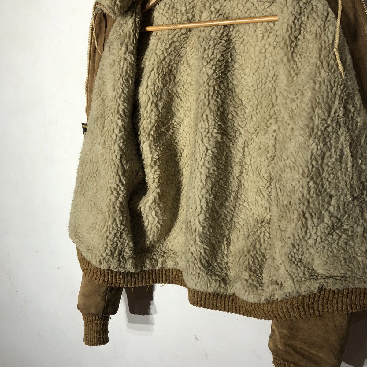 Vintage Vintage 70's Hoodie Zipper Leather Jacket Size US S / EU 44-46 / 1 - 8 Thumbnail