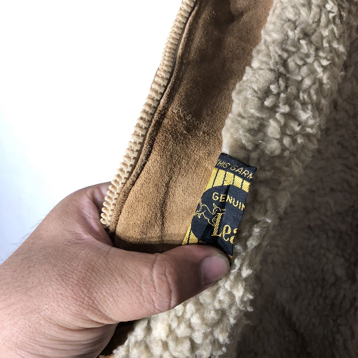 Vintage Vintage 70's Hoodie Zipper Leather Jacket Size US S / EU 44-46 / 1 - 9 Thumbnail