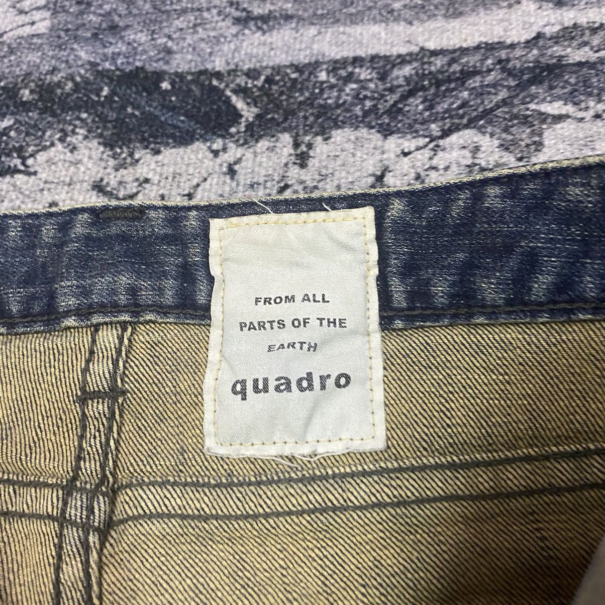 Designer × If Six Was Nine × Japanese Brand Steals🔥 Vintage Japanaese Quadro Denim Bush Pants Size US 32 / EU 48 - 7 Thumbnail