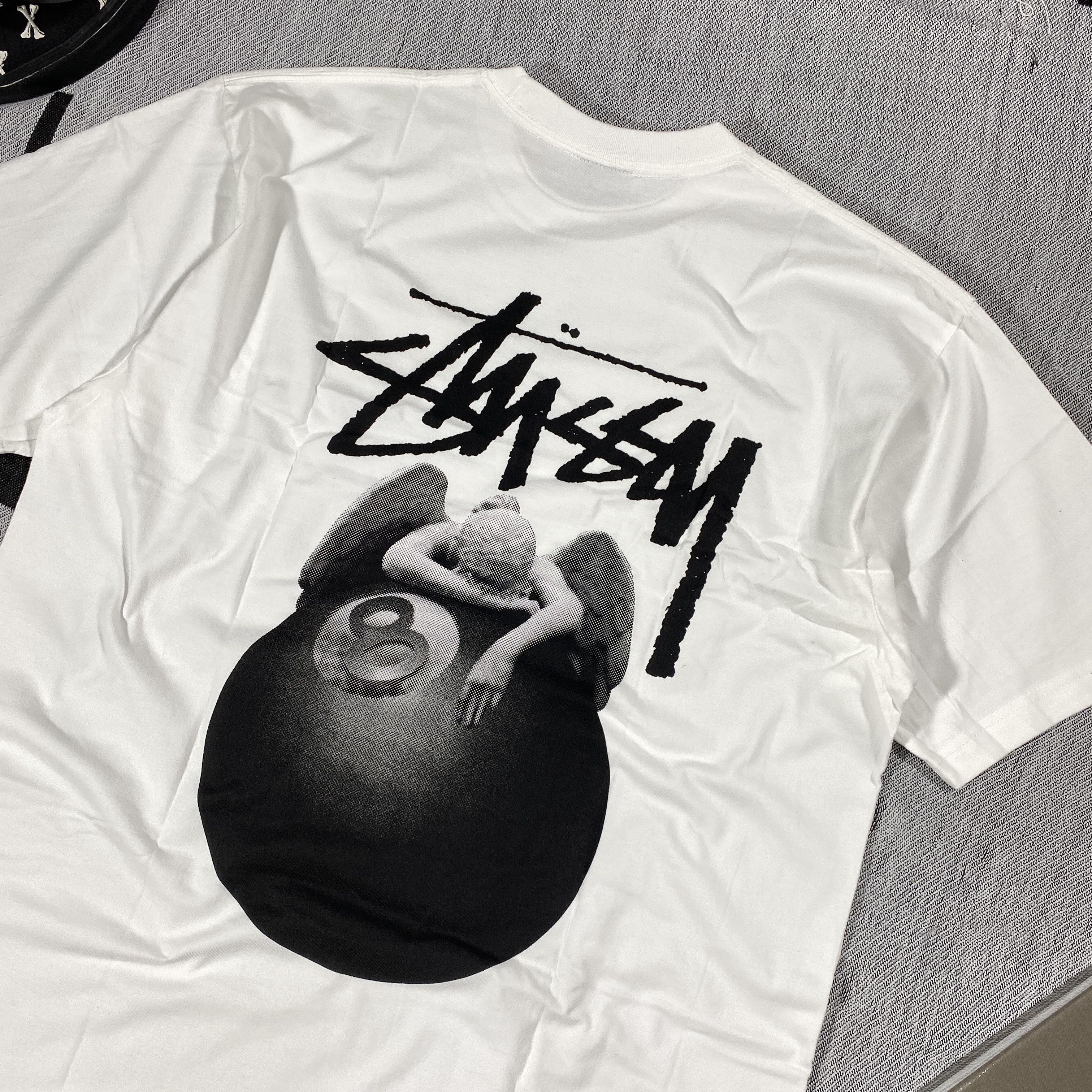 激安通販サイト 人気 Fallen 🎱 Stussy Stussy × Streetwear Angel Medium White Tee スケートボード