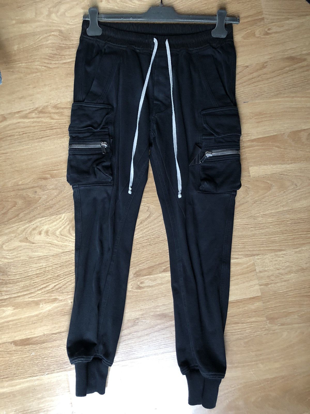 Rick Owens Mastodon cargo track trousers Size US 31 - 2 Thumbnail