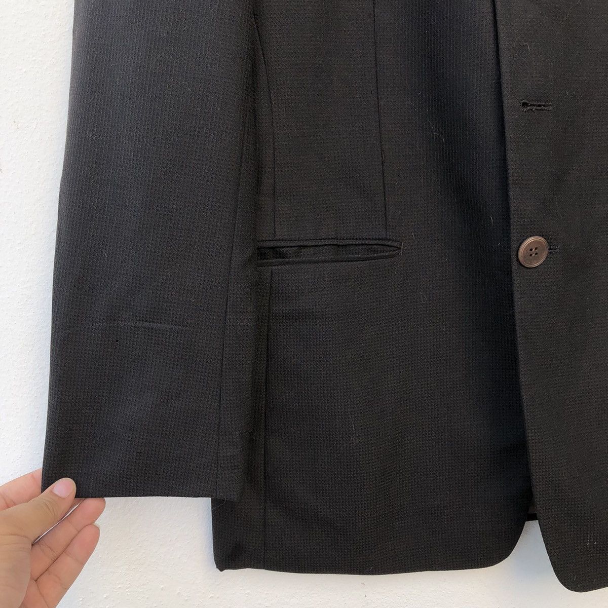 Vintage GAULTIER OBJET HOMME JACKET DISTRESSED DESIGN Size US M / EU 48-50 / 2 - 5 Thumbnail