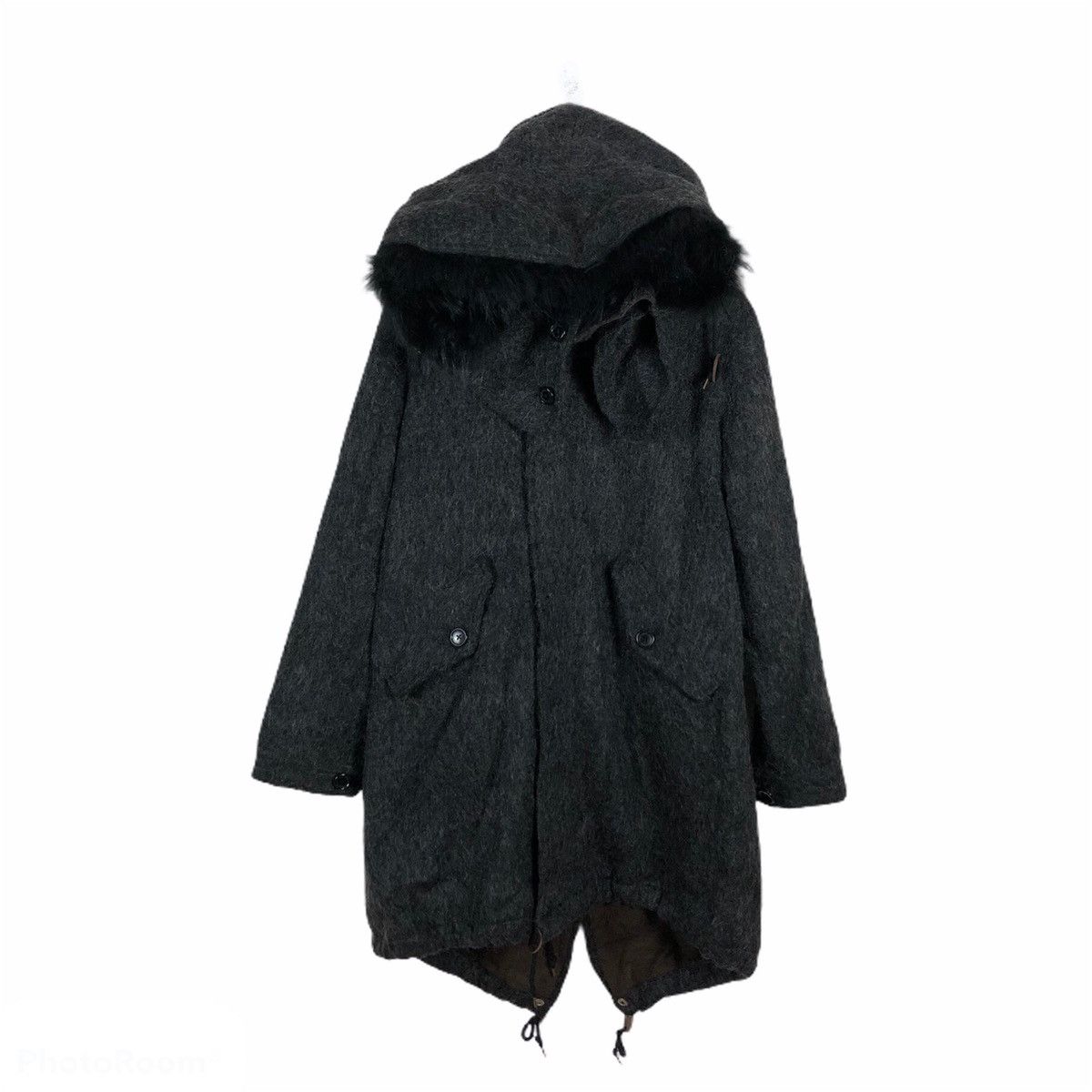 FISH TAIL PARKA JACKET MOHAIR JOHN BULL