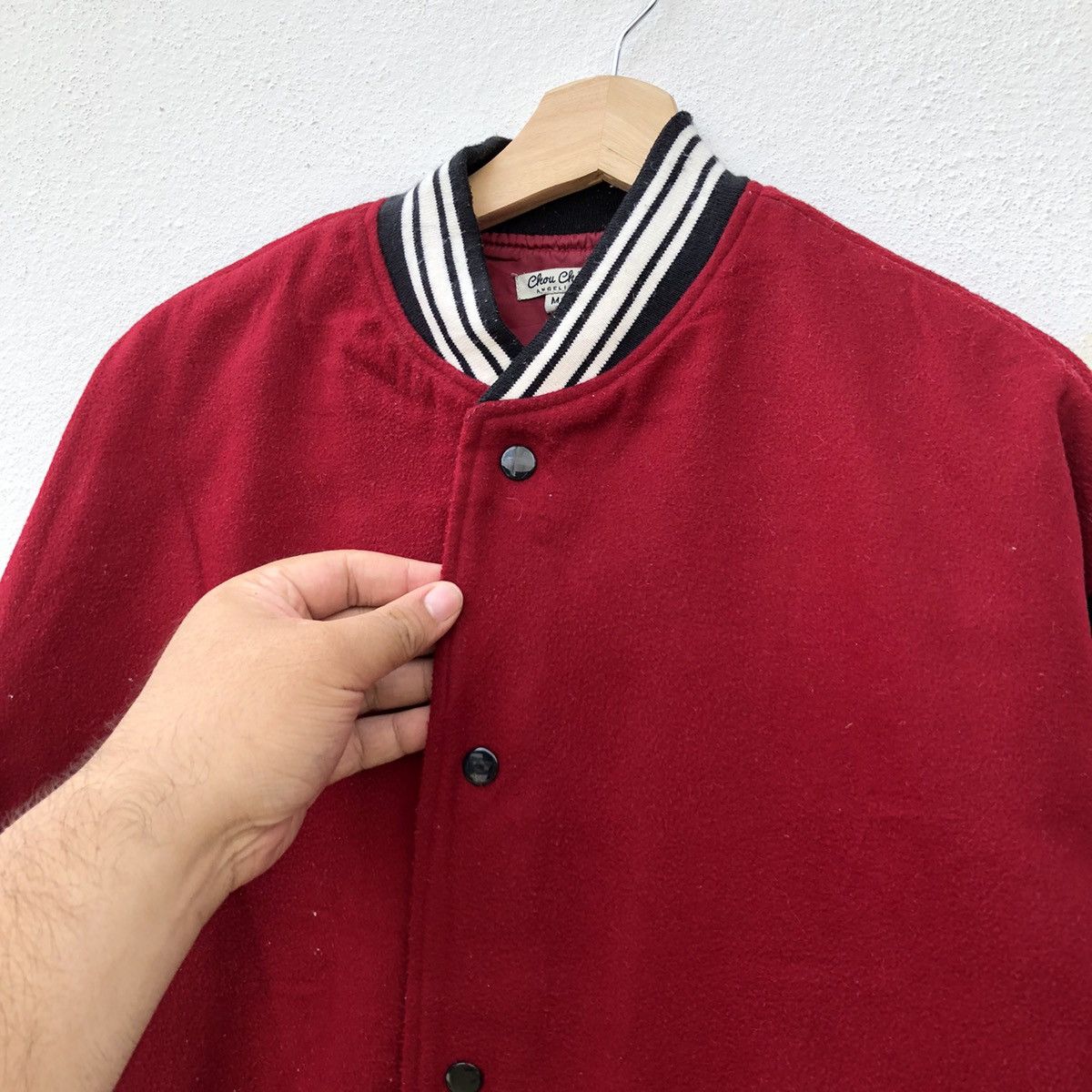 Japanese Brand VINTAGE VARSITY JACKET ANGELINA Size US M / EU 48-50 / 2 - 4 Thumbnail