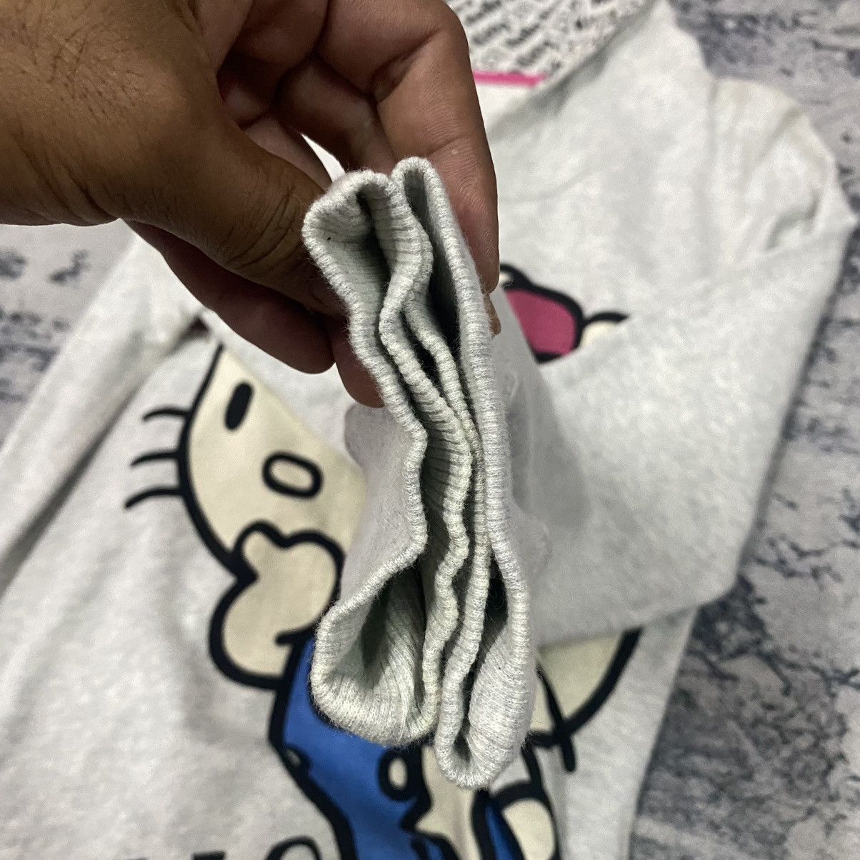 Anime × Cartoon Network × Vintage Vintage Anime Hello Kitty Overprint Pull Over Hoodies Size M / US 6-8 / IT 42-44 - 9 Thumbnail