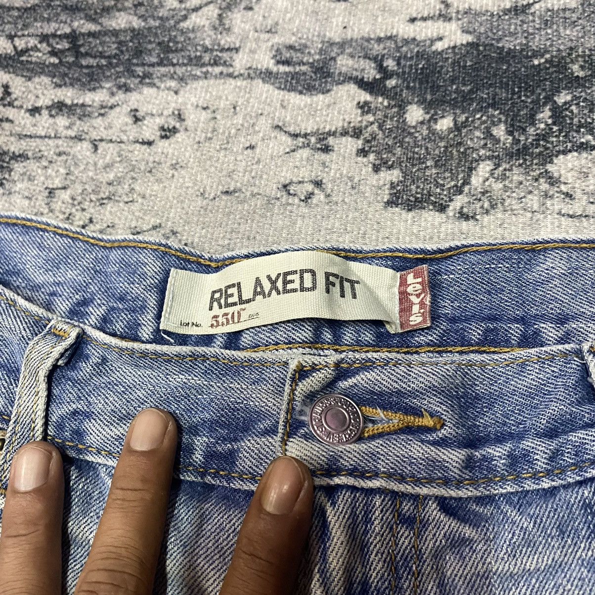 Levi's × Vintage Vintage Levis 550 Relaxed Fit Dirty Style Denim Jeans Size US 36 / EU 52 - 8 Thumbnail