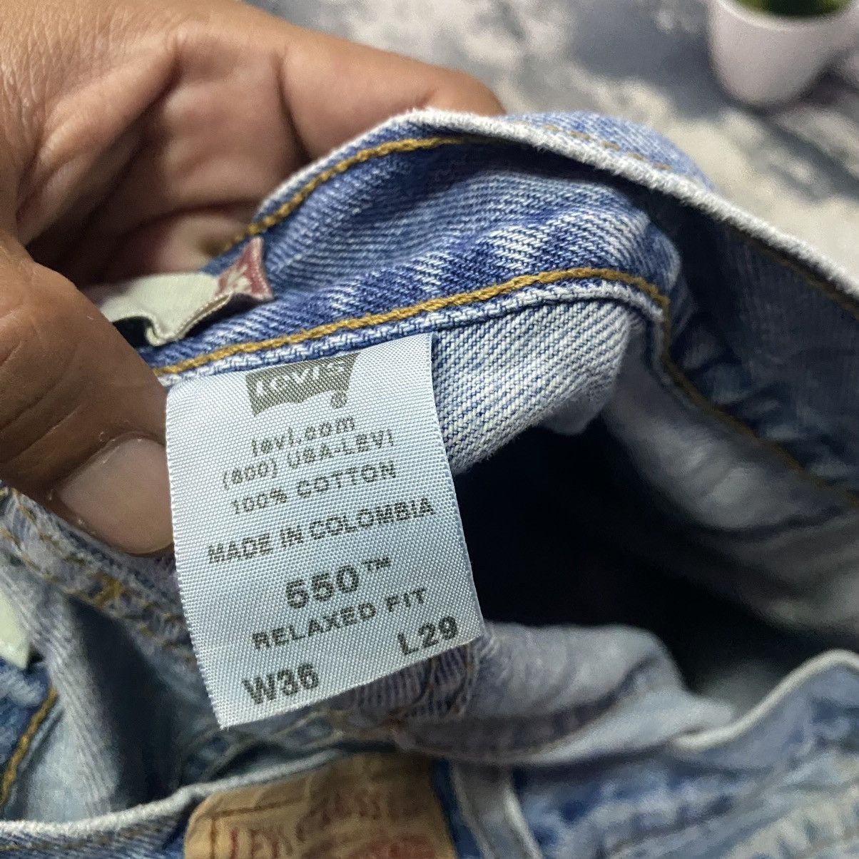 Levi's × Vintage Vintage Levis 550 Relaxed Fit Dirty Style Denim Jeans Size US 36 / EU 52 - 14 Thumbnail