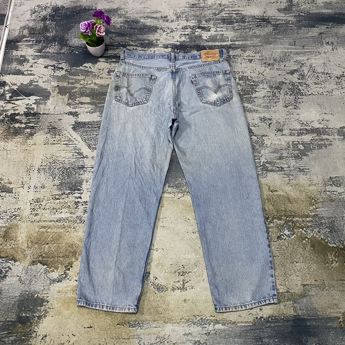 Levi's × Vintage Vintage Levis 550 Relaxed Fit Dirty Style Denim Jeans Size US 36 / EU 52 - 2 Thumbnail