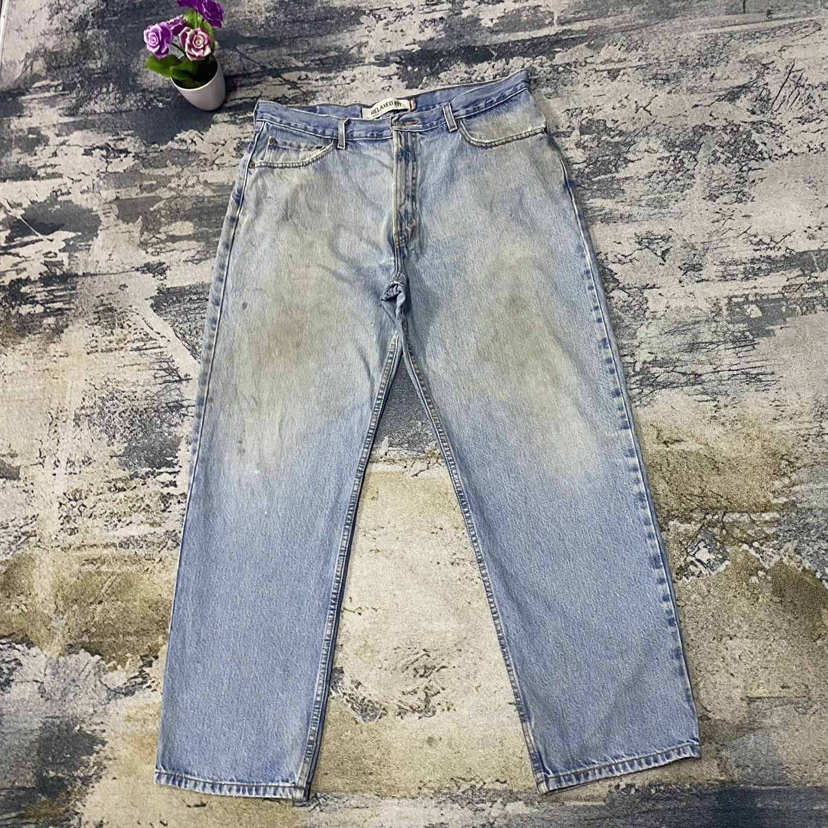 Levi's × Vintage Vintage Levis 550 Relaxed Fit Dirty Style Denim Jeans Size US 36 / EU 52 - 7 Thumbnail