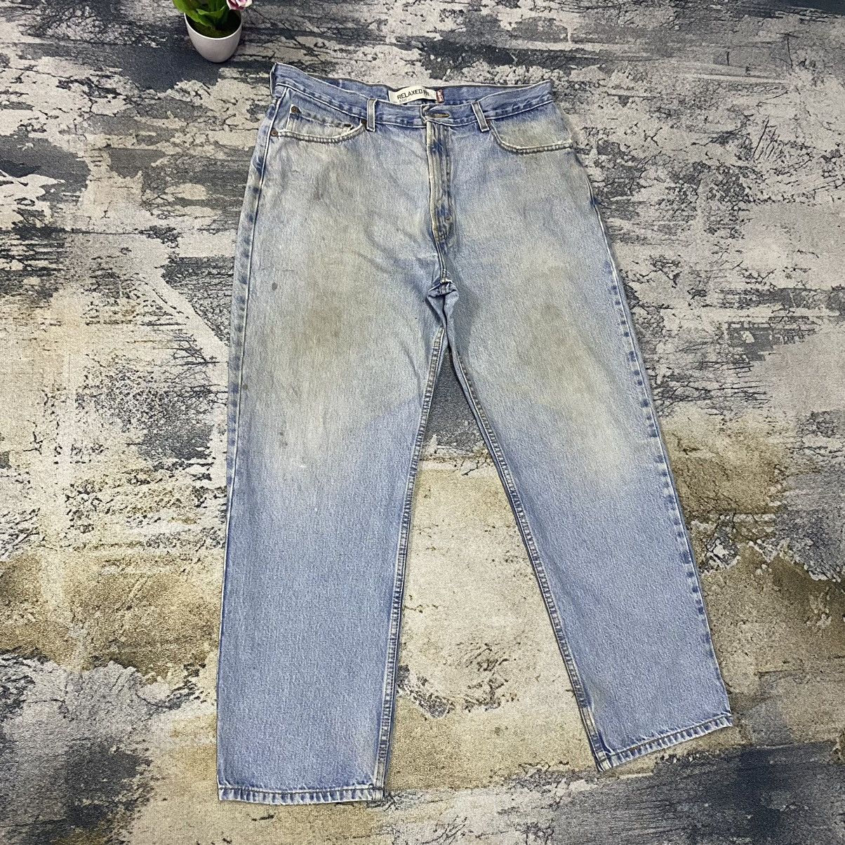 Levi's × Vintage Vintage Levis 550 Relaxed Fit Dirty Style Denim Jeans Size US 36 / EU 52 - 6 Thumbnail