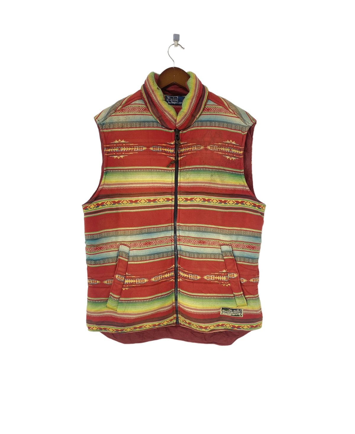 Ralph Lauren 90s Southwestern Vest Cotton