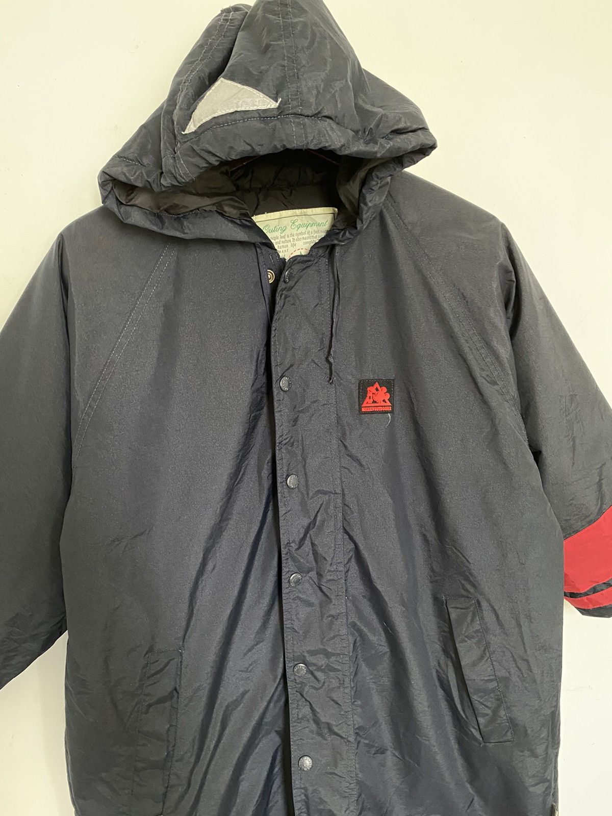 Disney × Japanese Brand × Mickey Mouse OFFER🔥Vintage Mickey Outdoors Big Logo By Logos Long Jacket Size US L / EU 52-54 / 3 - 4 Thumbnail