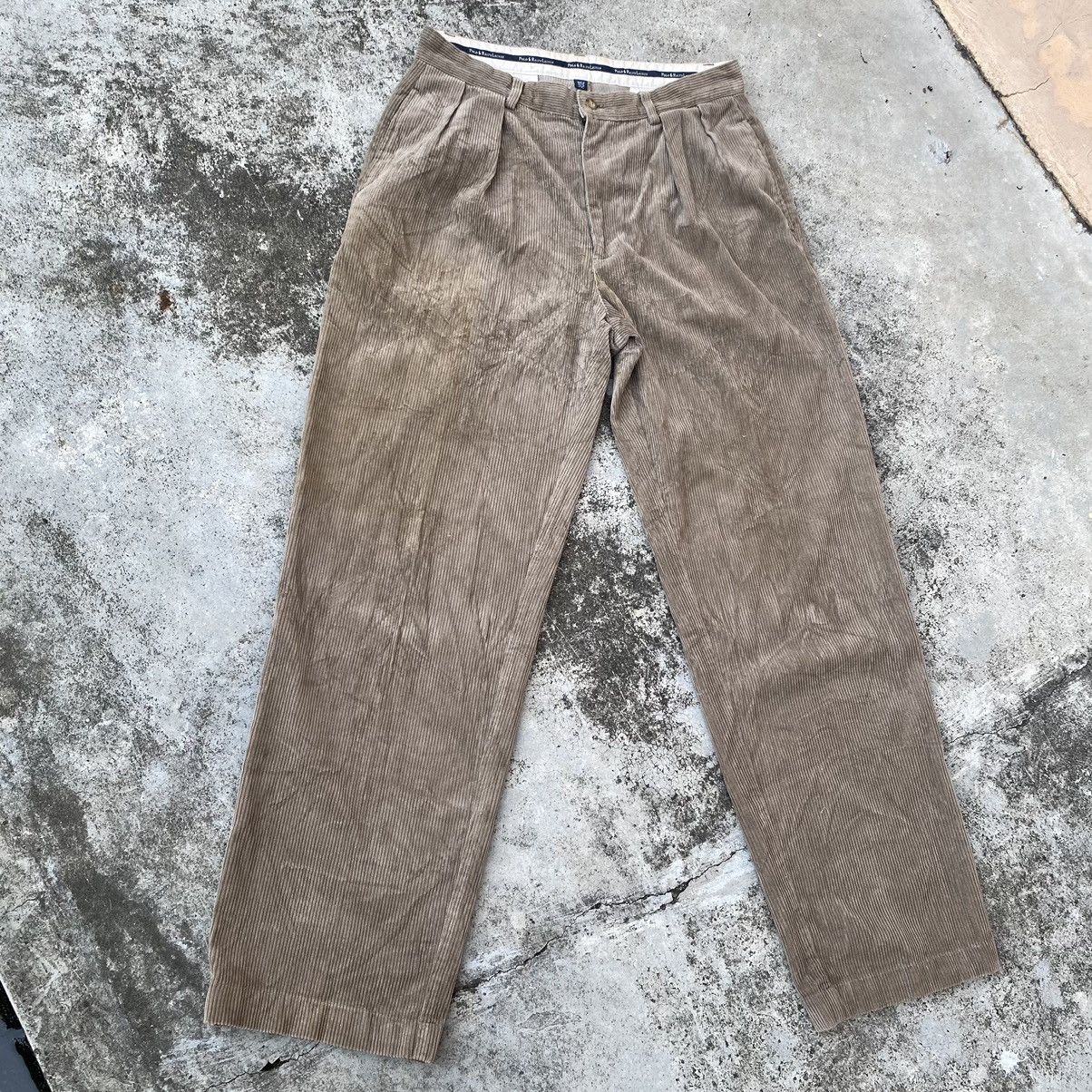 Polo Ralph Lauren Steals🔥 31x31.5 Vintage Polo Raplh Lauren Corduroy Pants Size US 31 - 3 Thumbnail