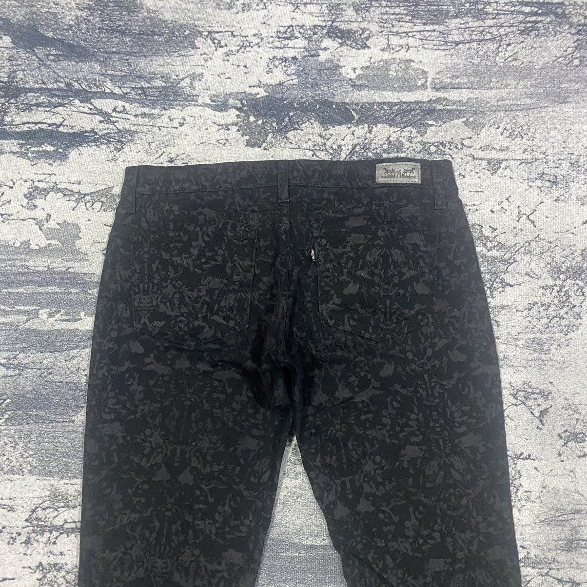 Levi's Vintage Levis 524 Too SuperLow Abstract Skinny Pants Size 34" / US 12 / IT 48 - 6 Thumbnail