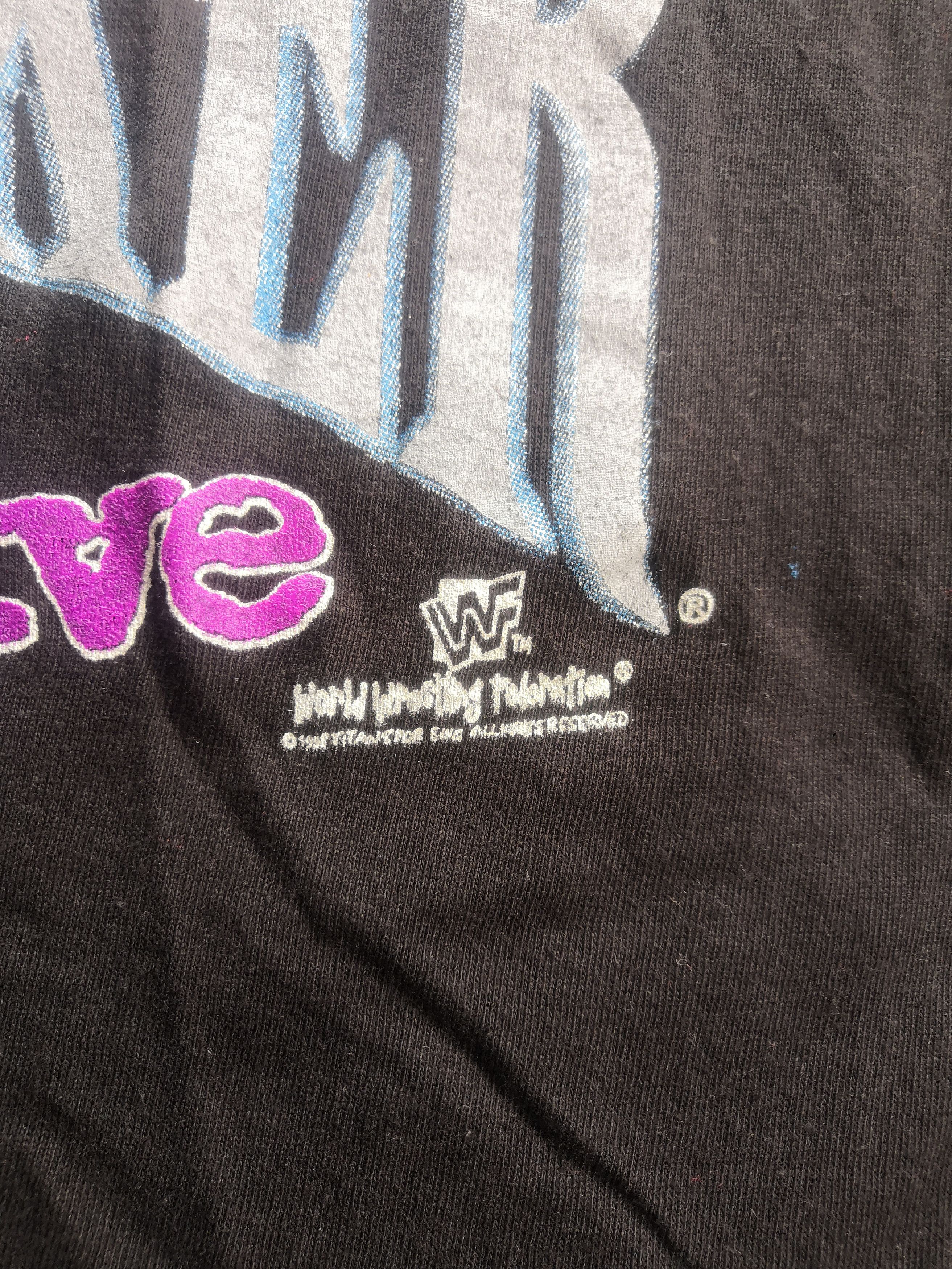 Vintage VINTAGE UNDERTAKER BURIED ALIVE WRESTLING WWF TEE KANE ROCK Size US M / EU 48-50 / 2 - 4 Thumbnail