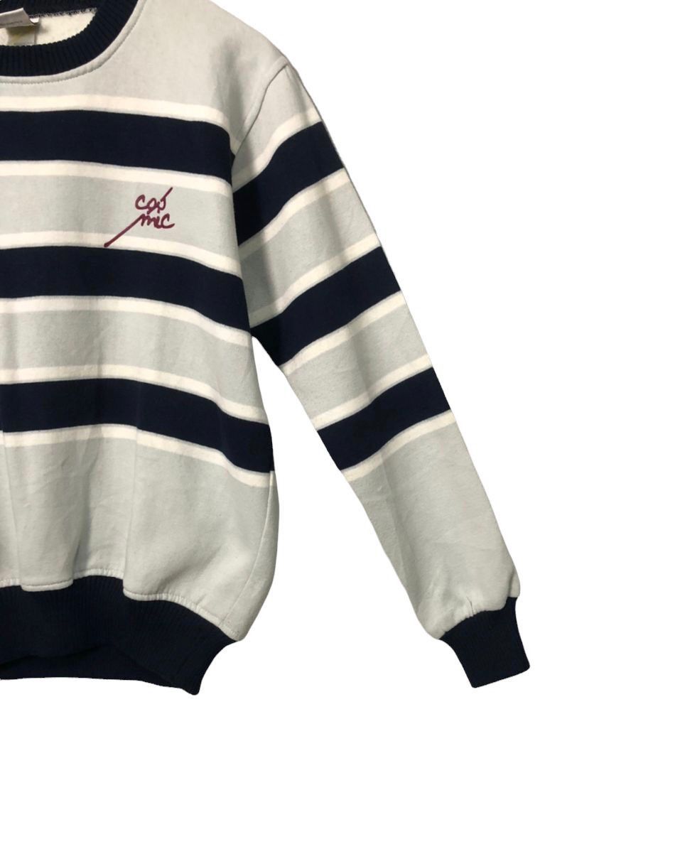 Japanese Brand Vintage Cosmic Striped Sweatshirt Size US M / EU 48-50 / 2 - 2 Thumbnail