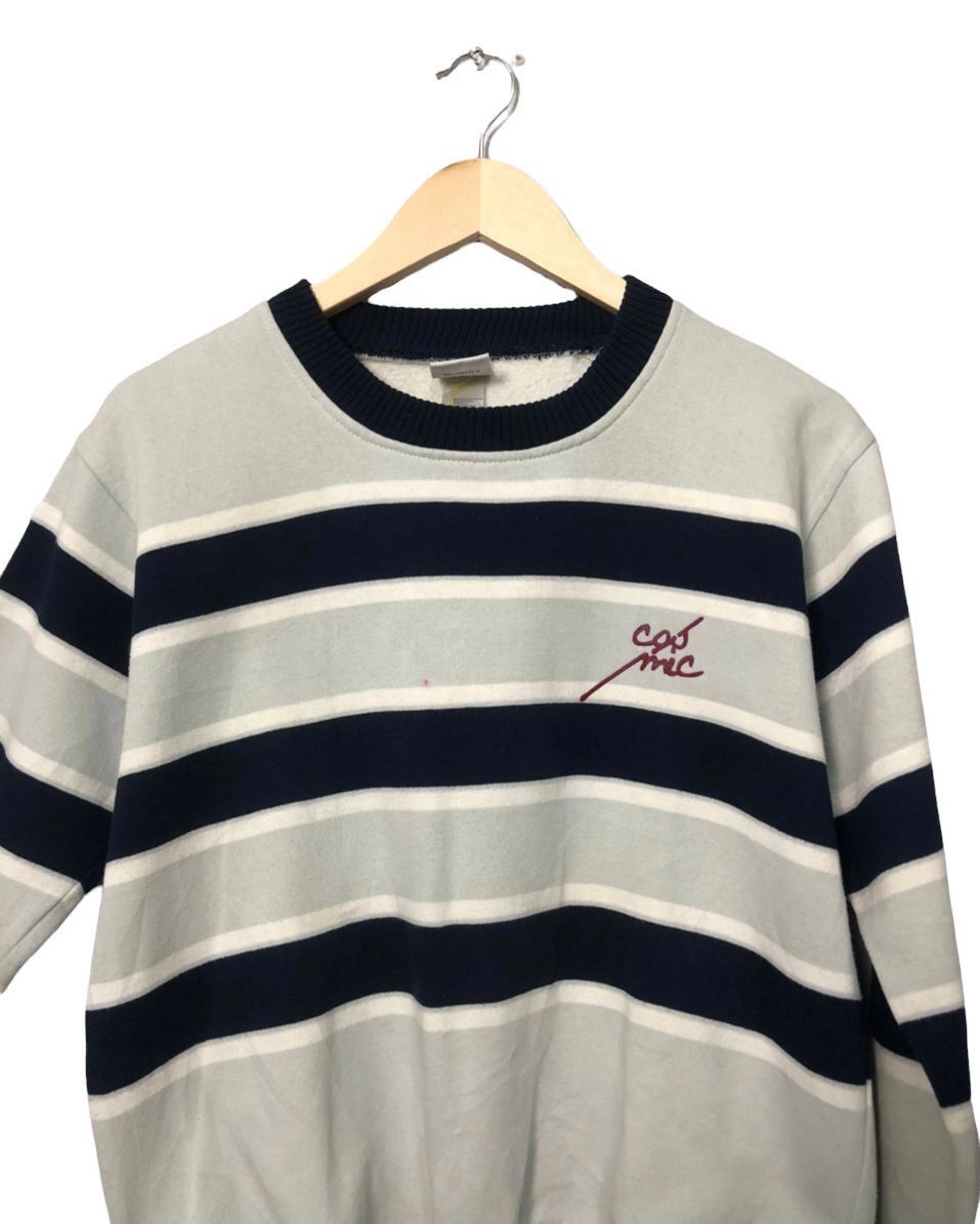 Japanese Brand Vintage Cosmic Striped Sweatshirt Size US M / EU 48-50 / 2 - 4 Thumbnail