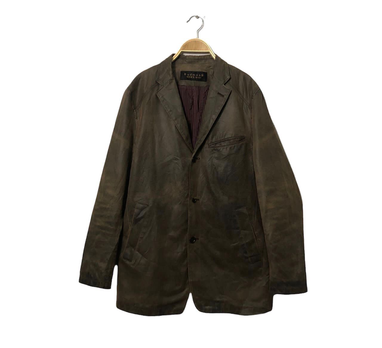 BIGI Vintage Radmess Mens Bigi Leather Blazer Coat Jacket Size US M / EU 48-50 / 2 - 1 Thumbnail
