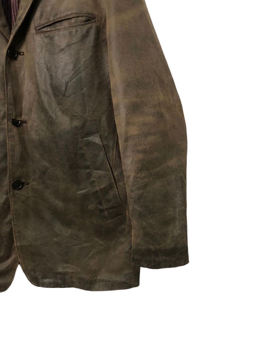 BIGI Vintage Radmess Mens Bigi Leather Blazer Coat Jacket Size US M / EU 48-50 / 2 - 2 Thumbnail
