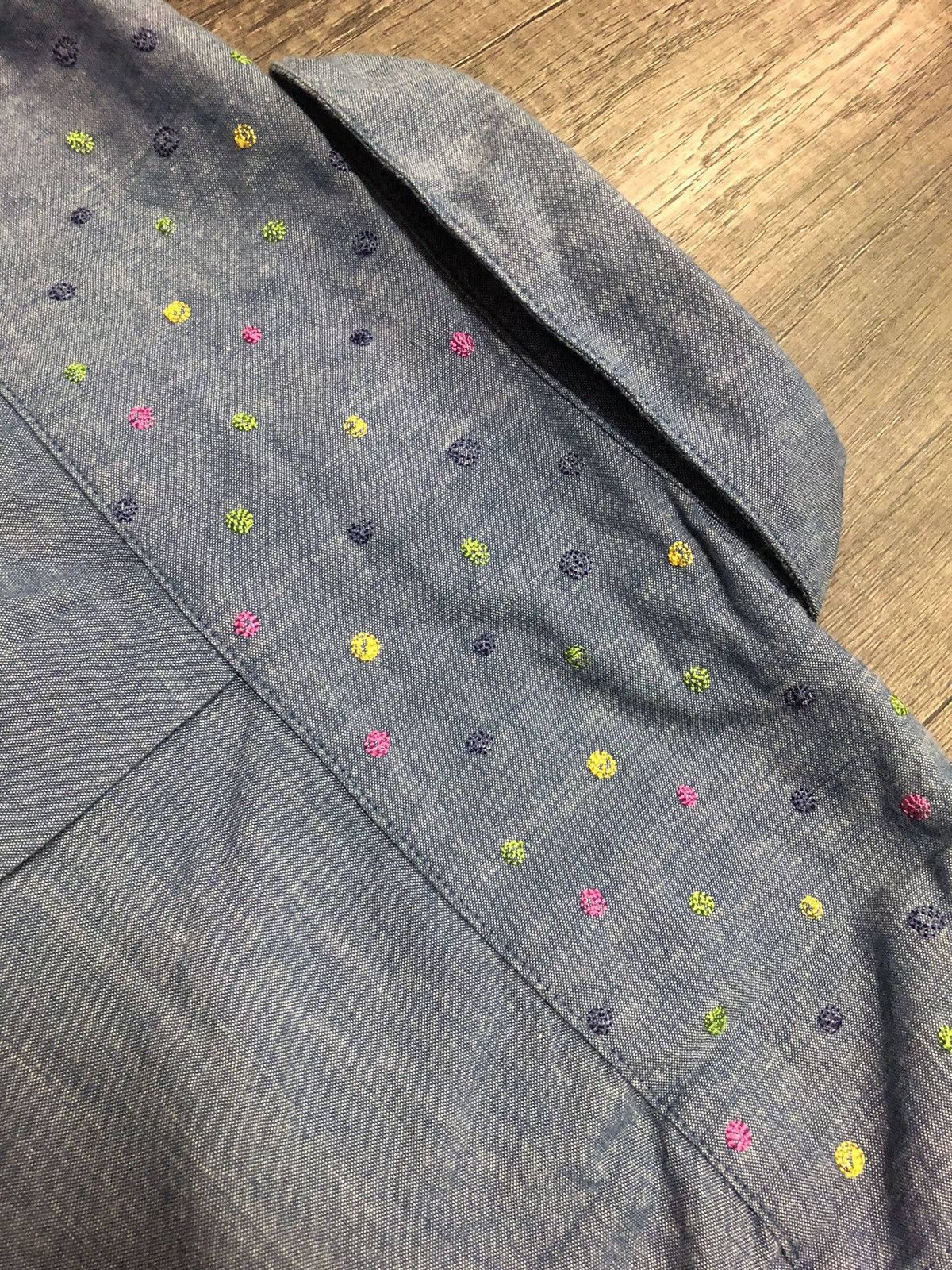 Paul Smith × R.Newbold × Vintage Vintage Chambray Shirt R.Newbold by Paul Smitch Size US M / EU 48-50 / 2 - 10 Thumbnail
