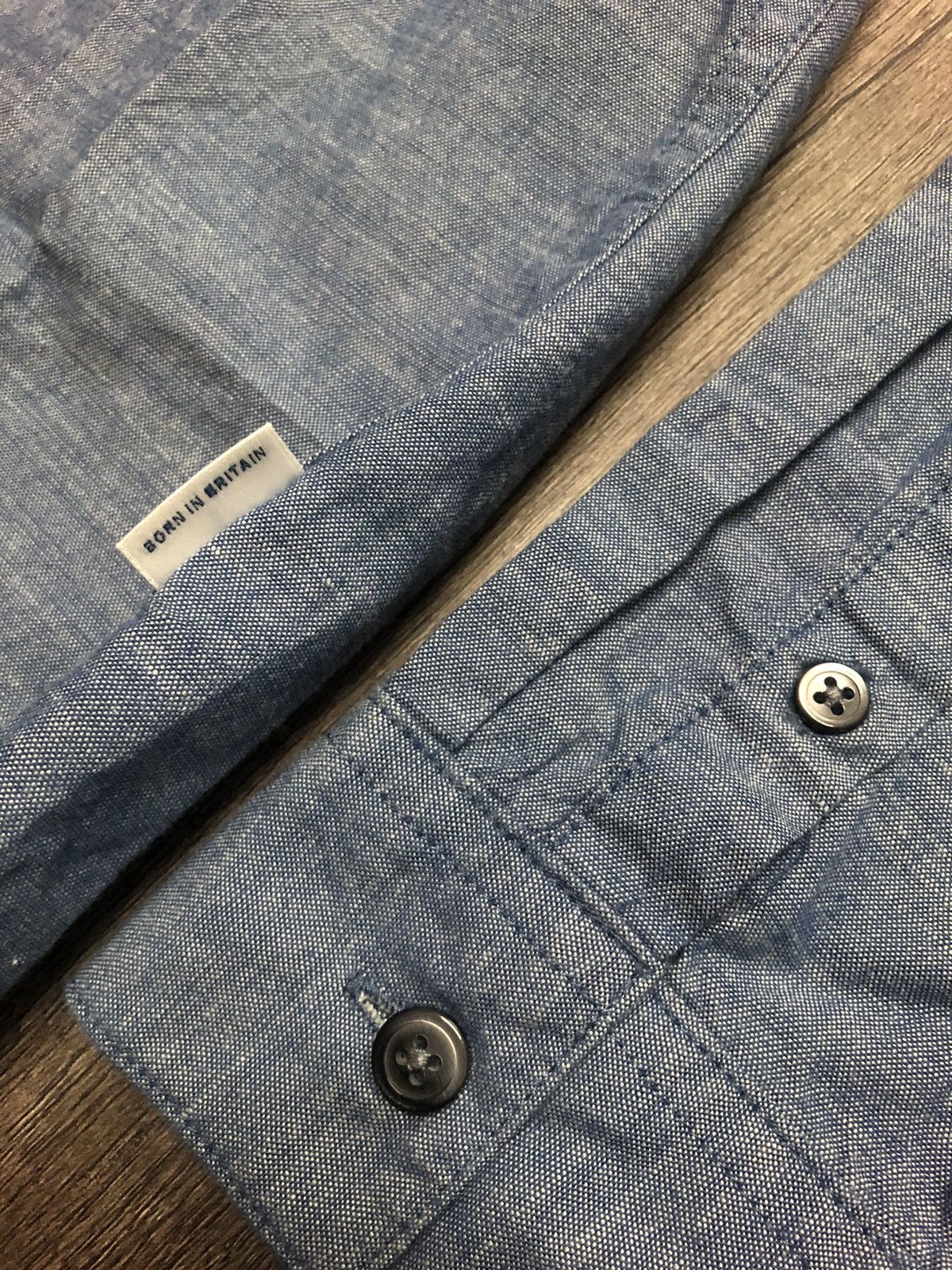 Paul Smith × R.Newbold × Vintage Vintage Chambray Shirt R.Newbold by Paul Smitch Size US M / EU 48-50 / 2 - 8 Thumbnail